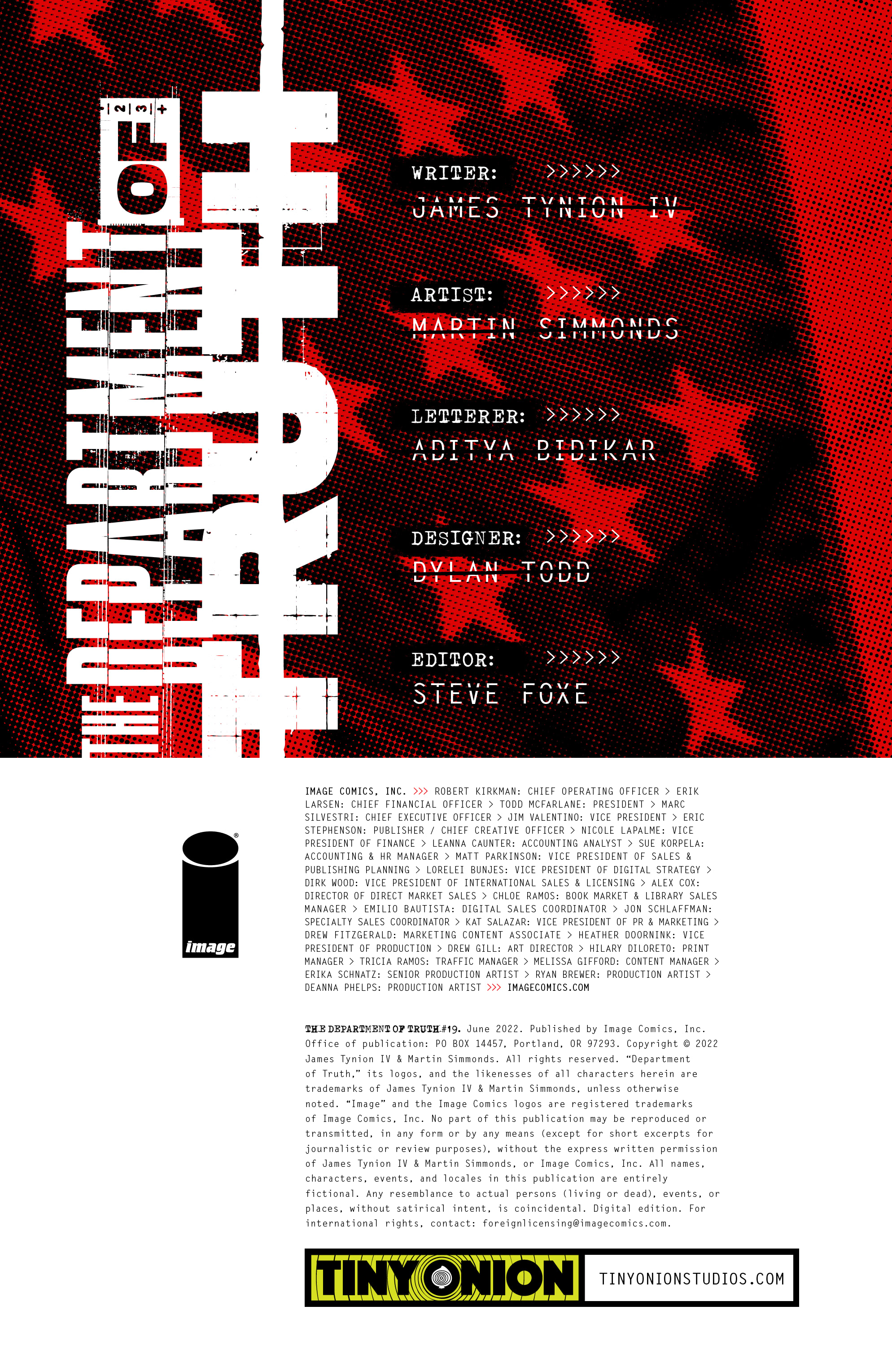 The Department of Truth (2020-): Chapter 19 - Page 2