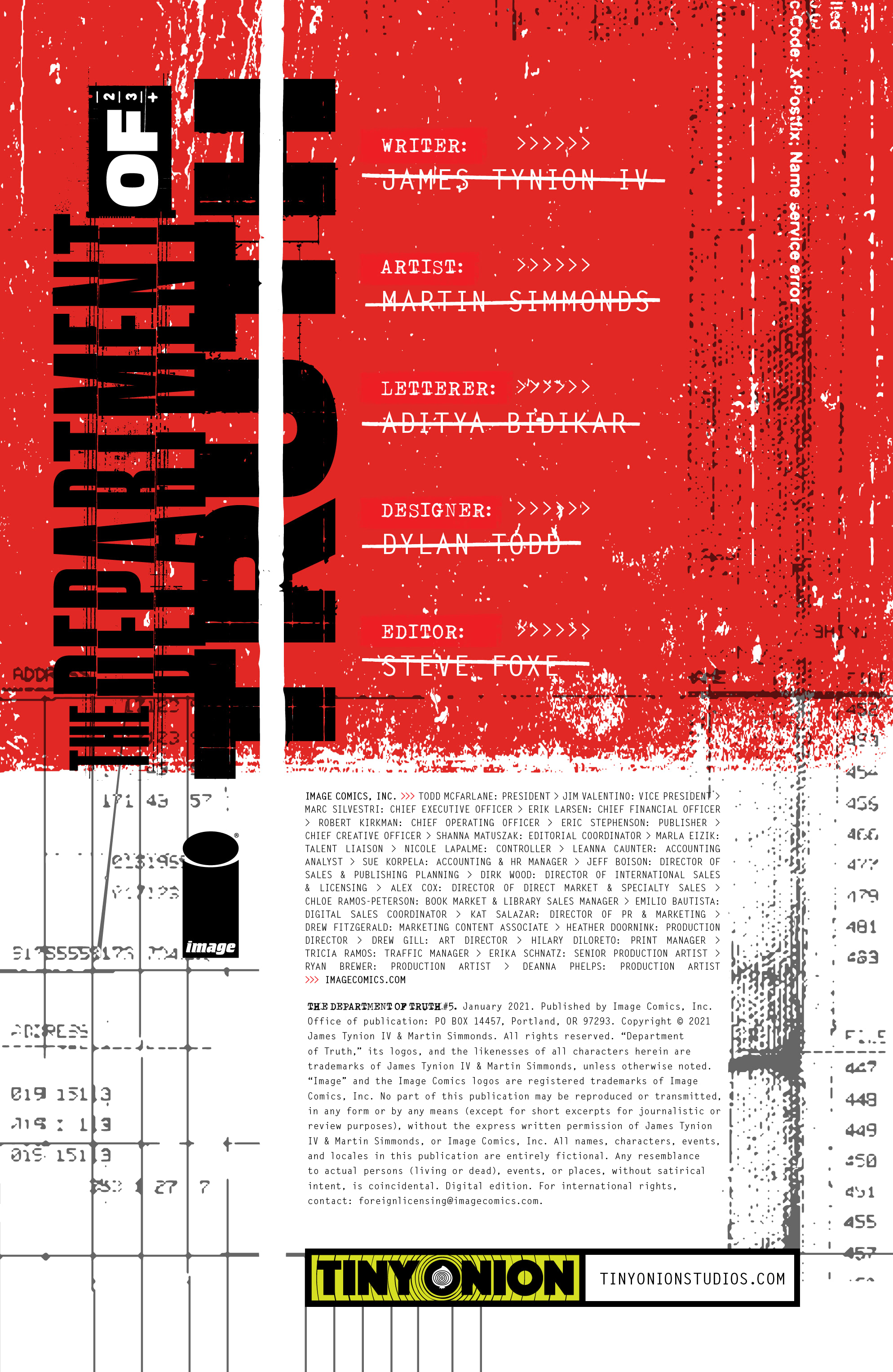 The Department of Truth (2020-): Chapter 5 - Page 2