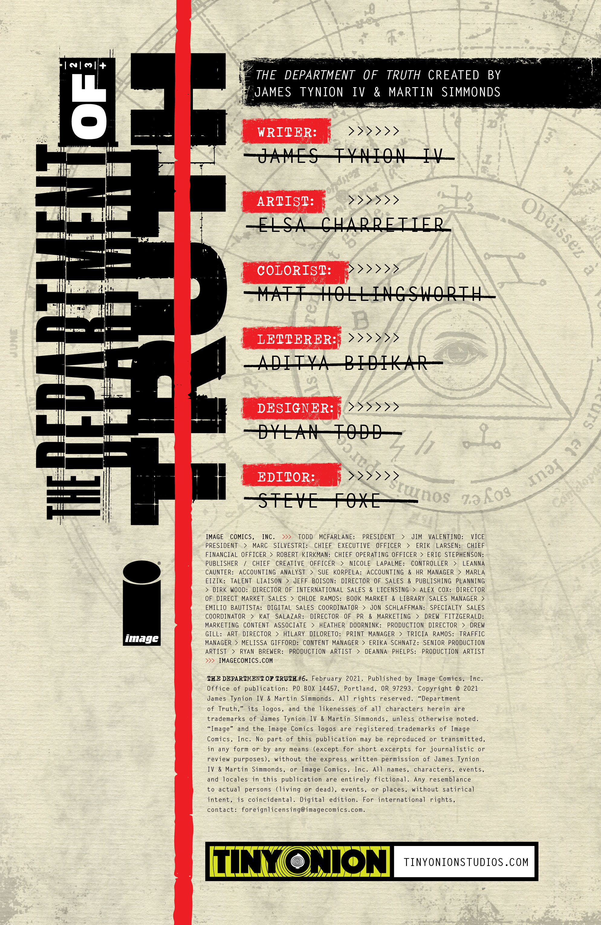 The Department of Truth (2020-): Chapter 6 - Page 2