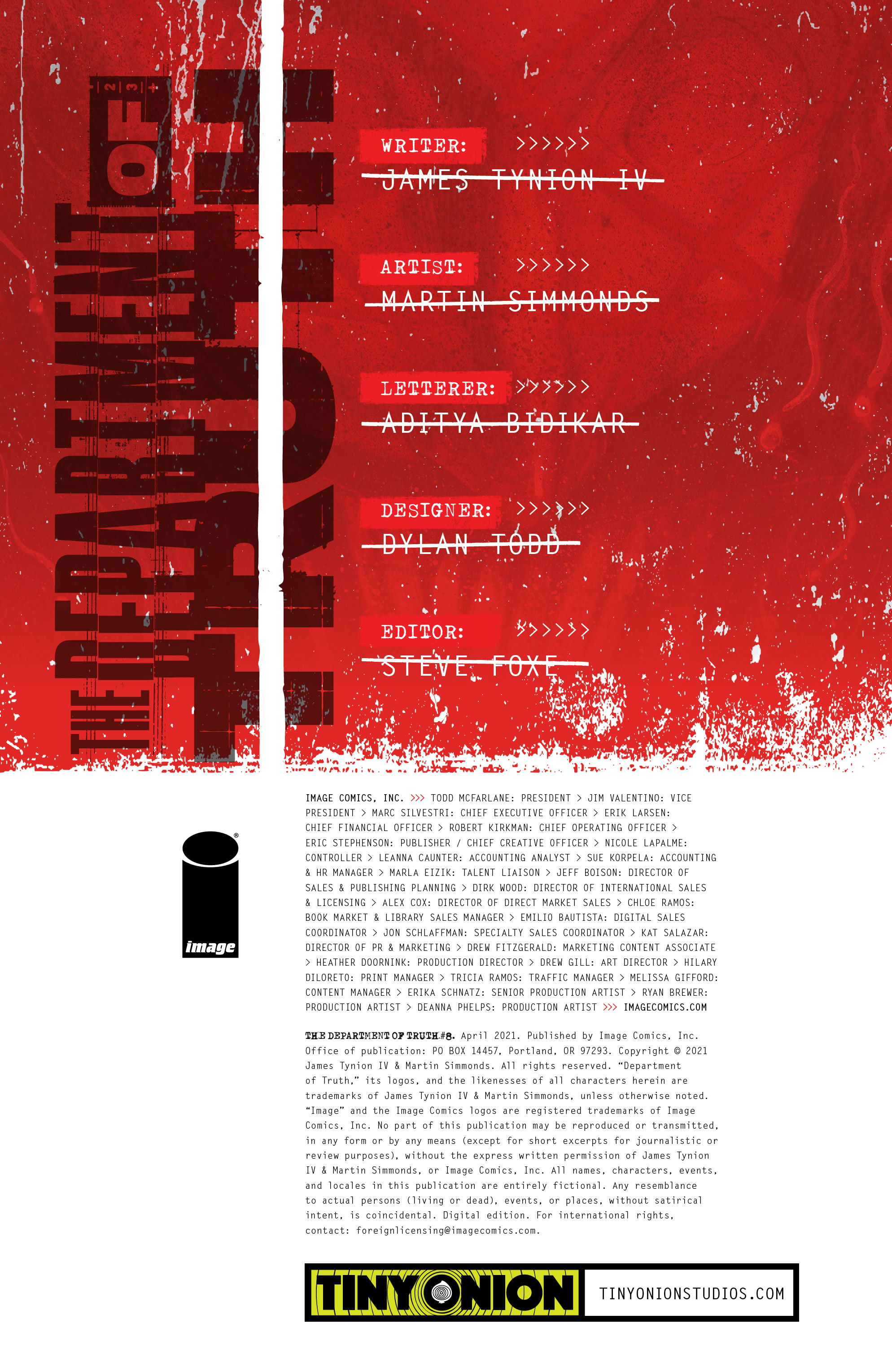 The Department of Truth (2020-): Chapter 8 - Page 2
