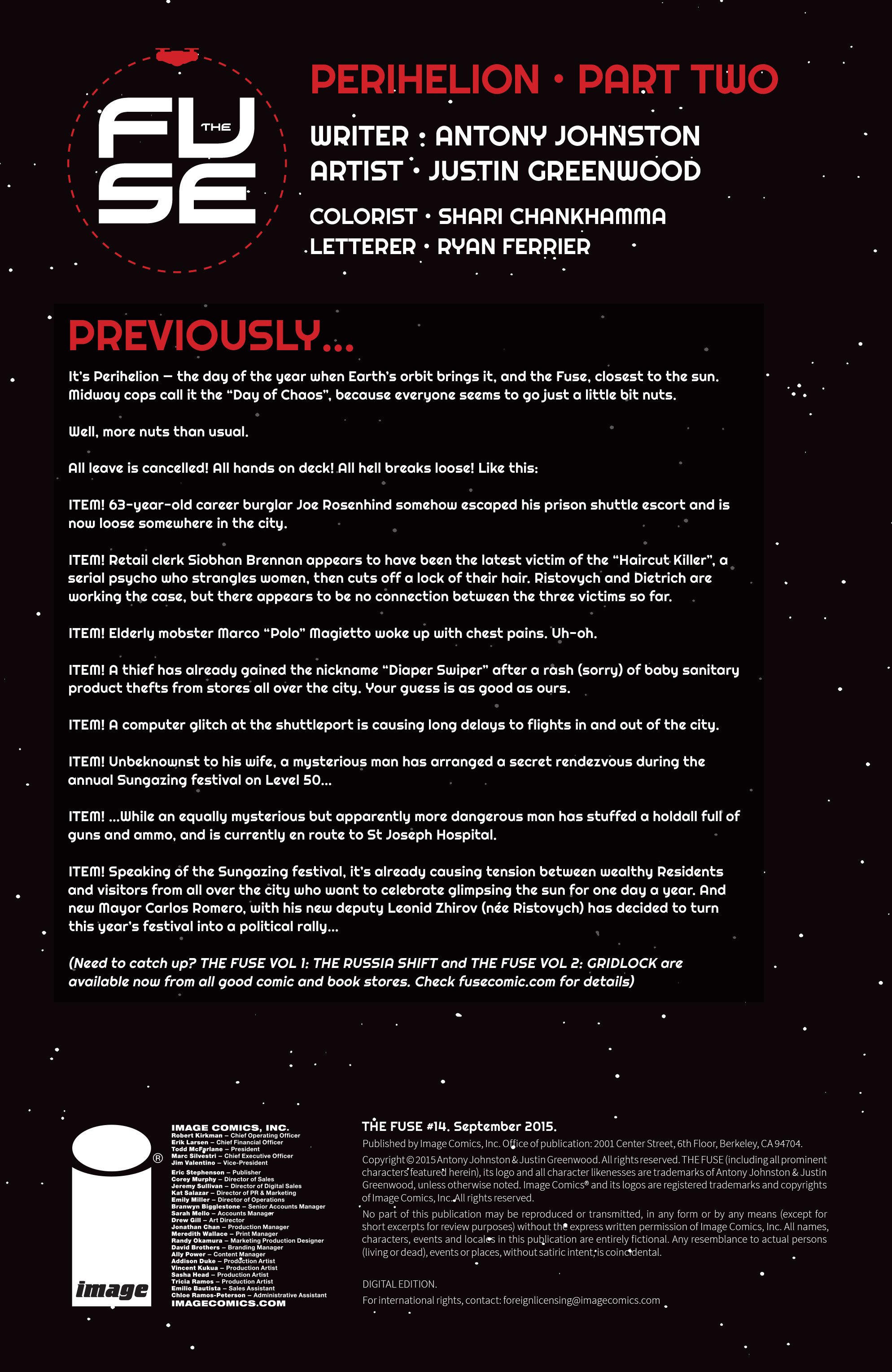 The Fuse (2014-): Chapter 14 - Page 2