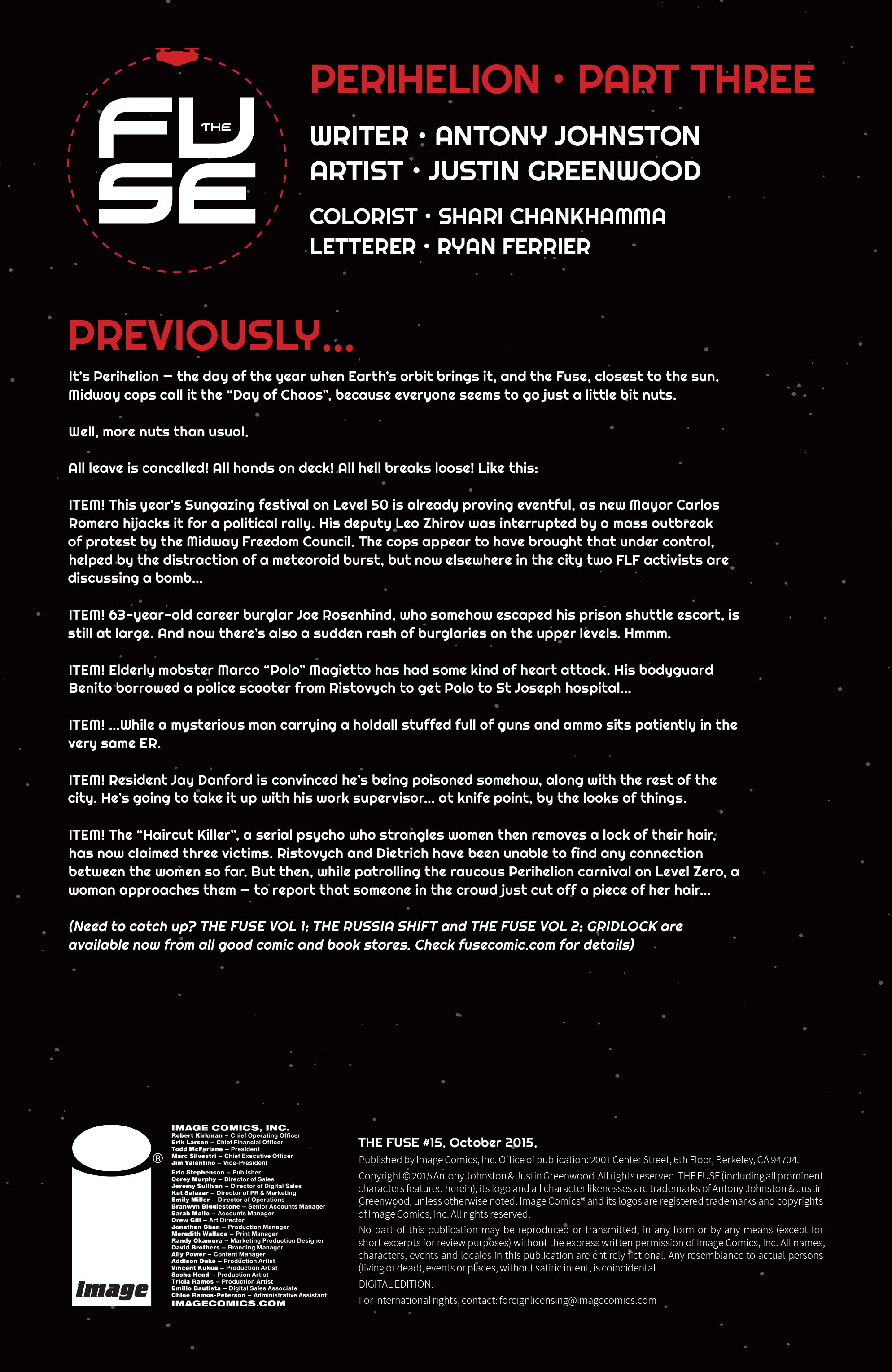 The Fuse (2014-): Chapter 15 - Page 2