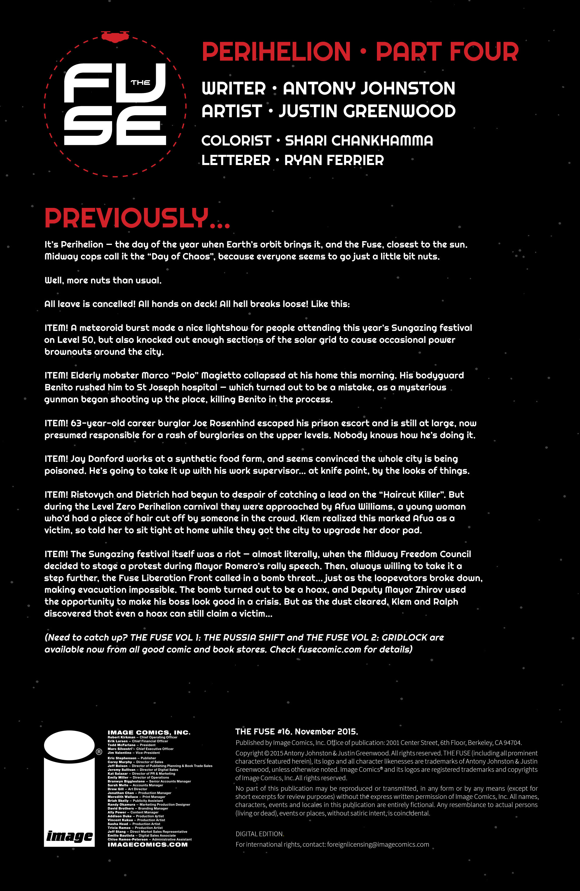 The Fuse (2014-): Chapter 16 - Page 2