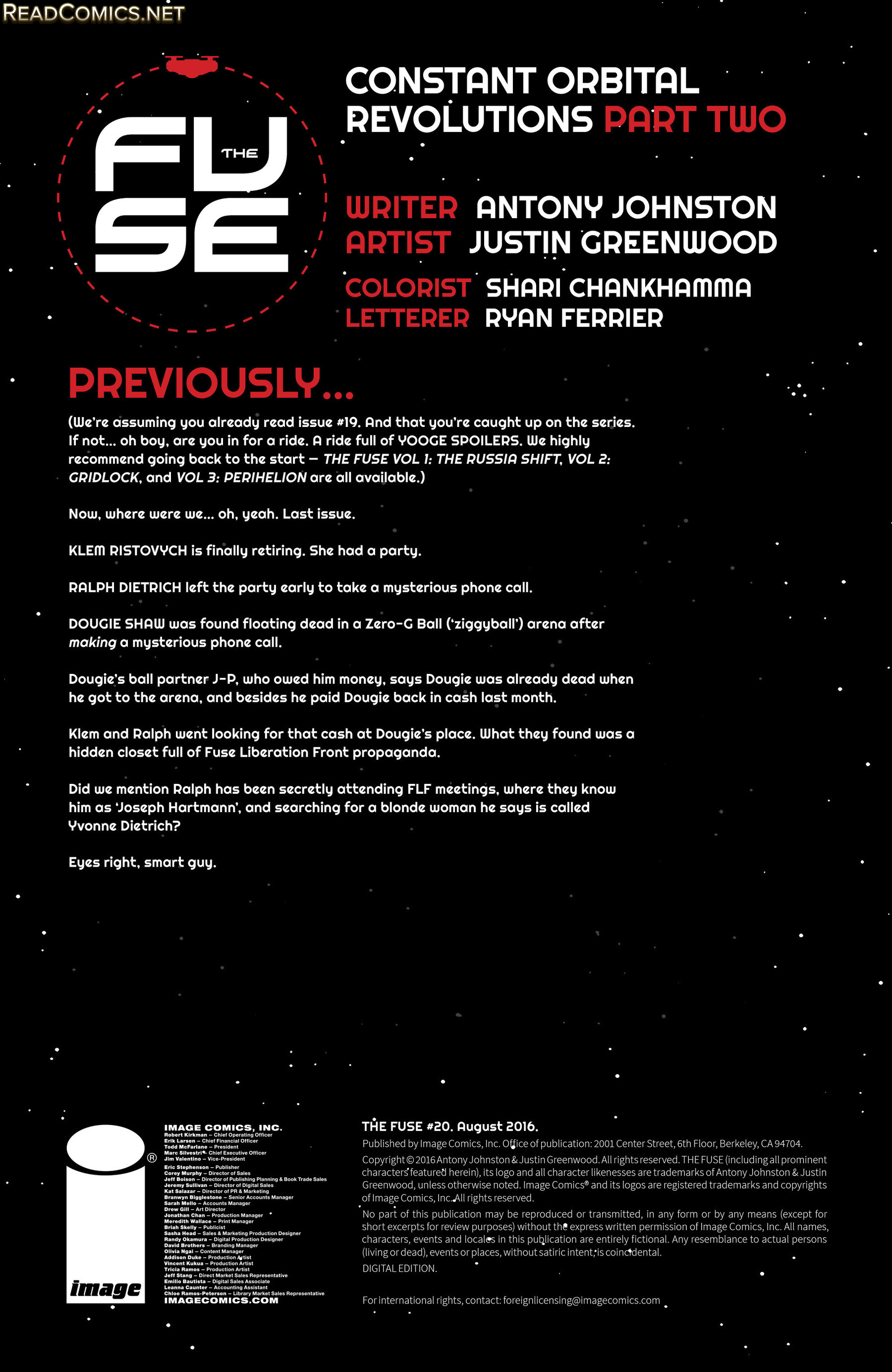 The Fuse (2014-): Chapter 20 - Page 2