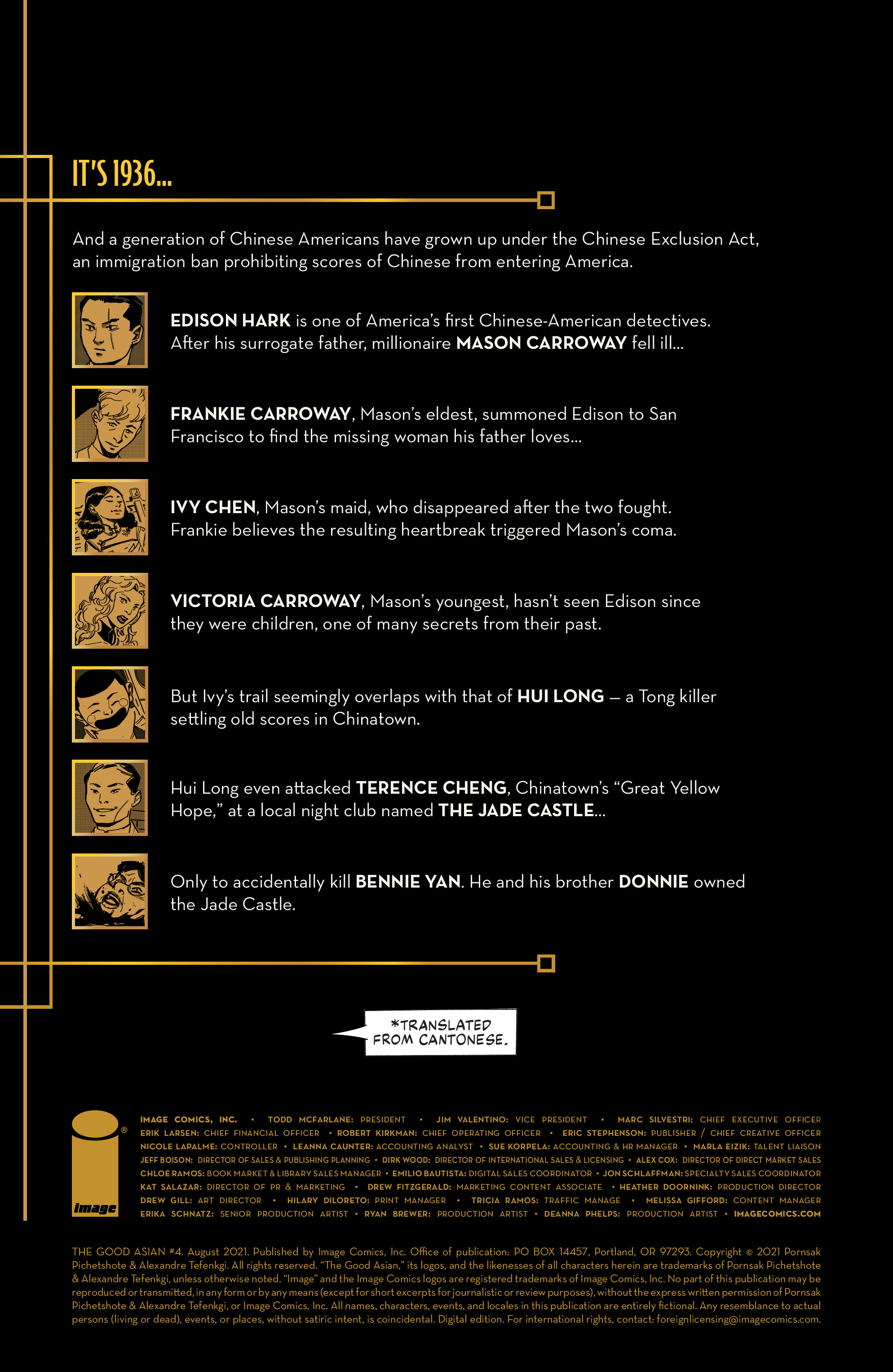 The Good Asian (2021-): Chapter 4 - Page 2