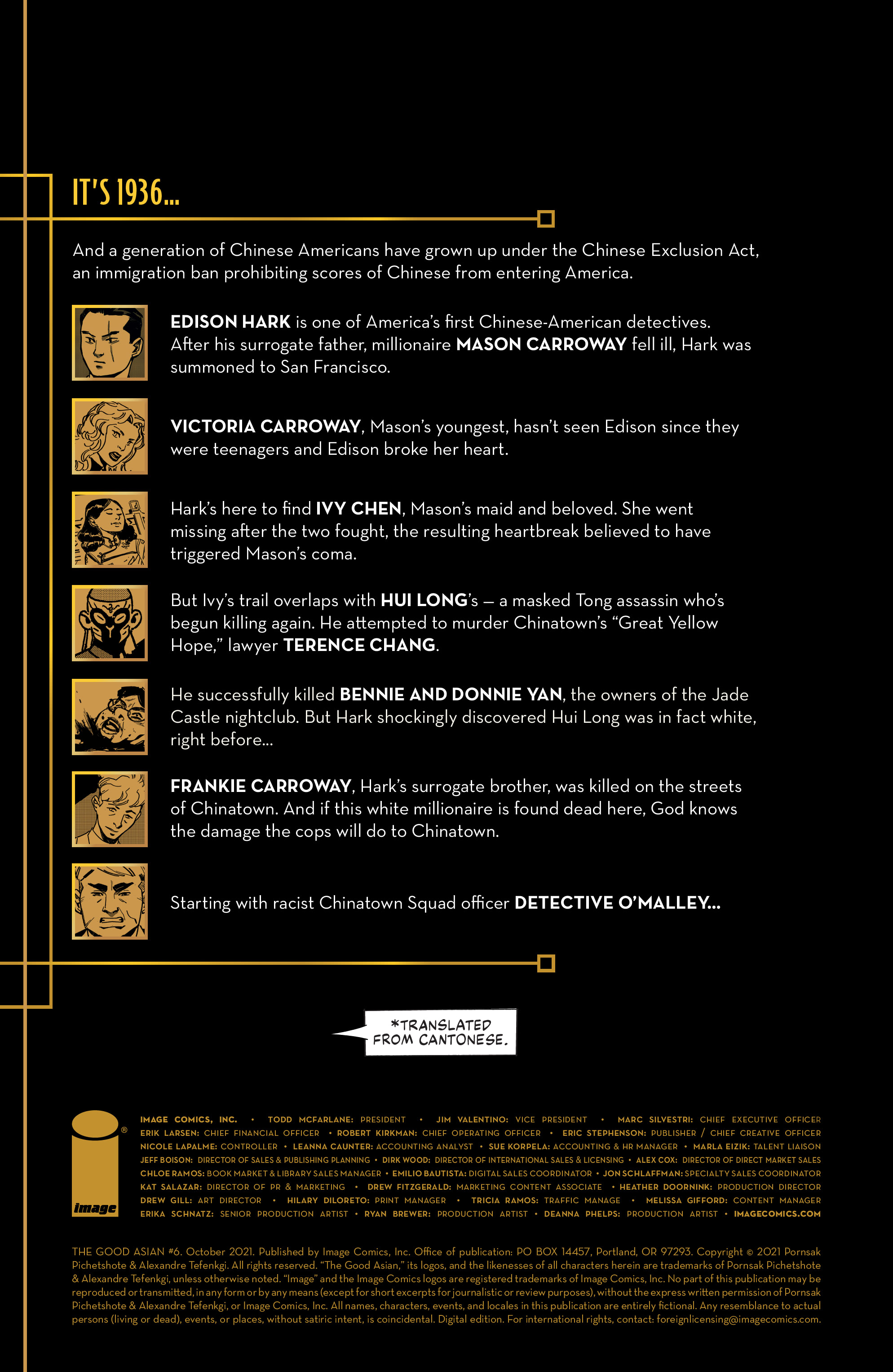 The Good Asian (2021-): Chapter 6 - Page 2
