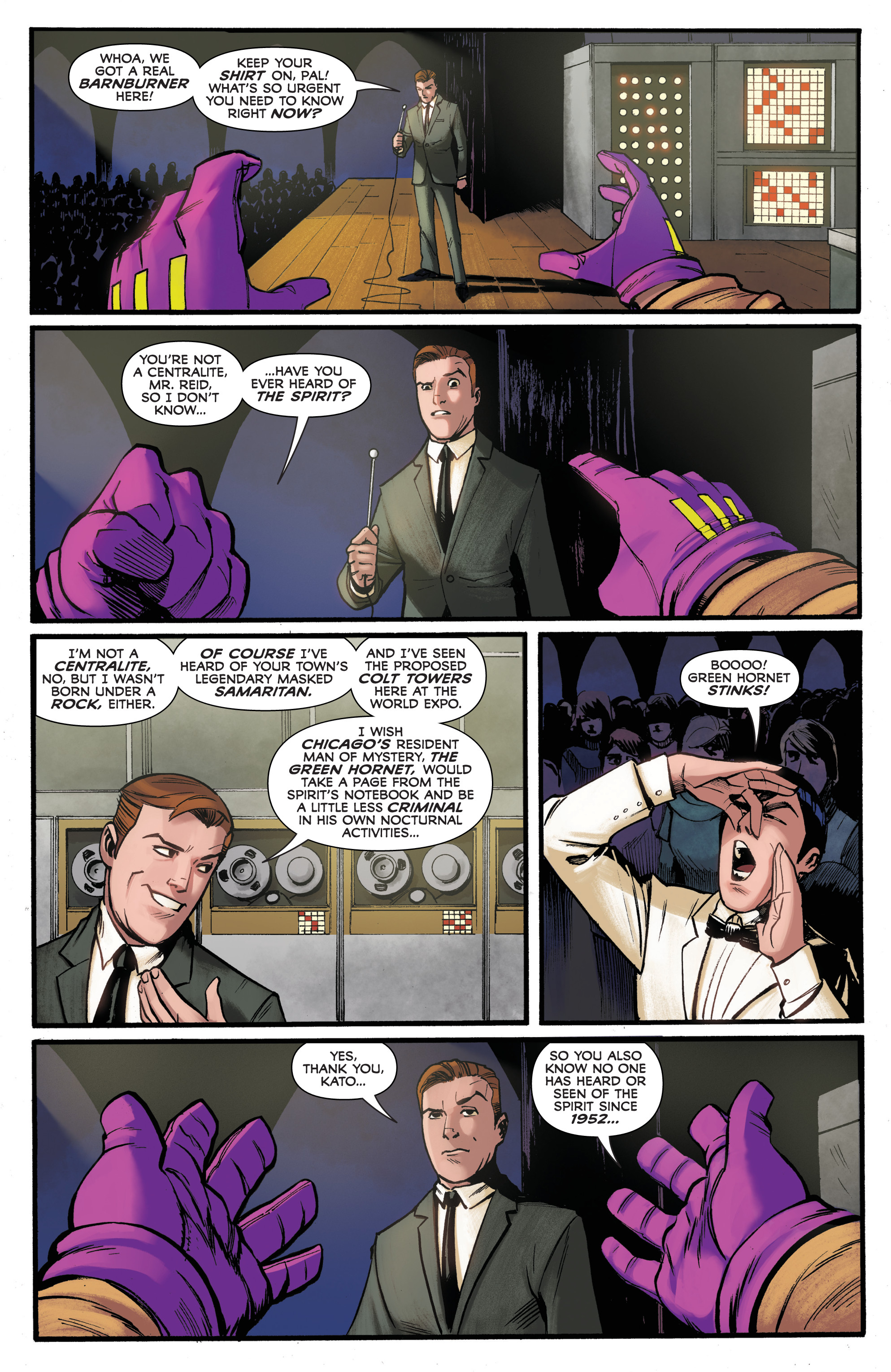 The Green Hornet '66 Meets The Spirit (2017): Chapter 1 - Page 9