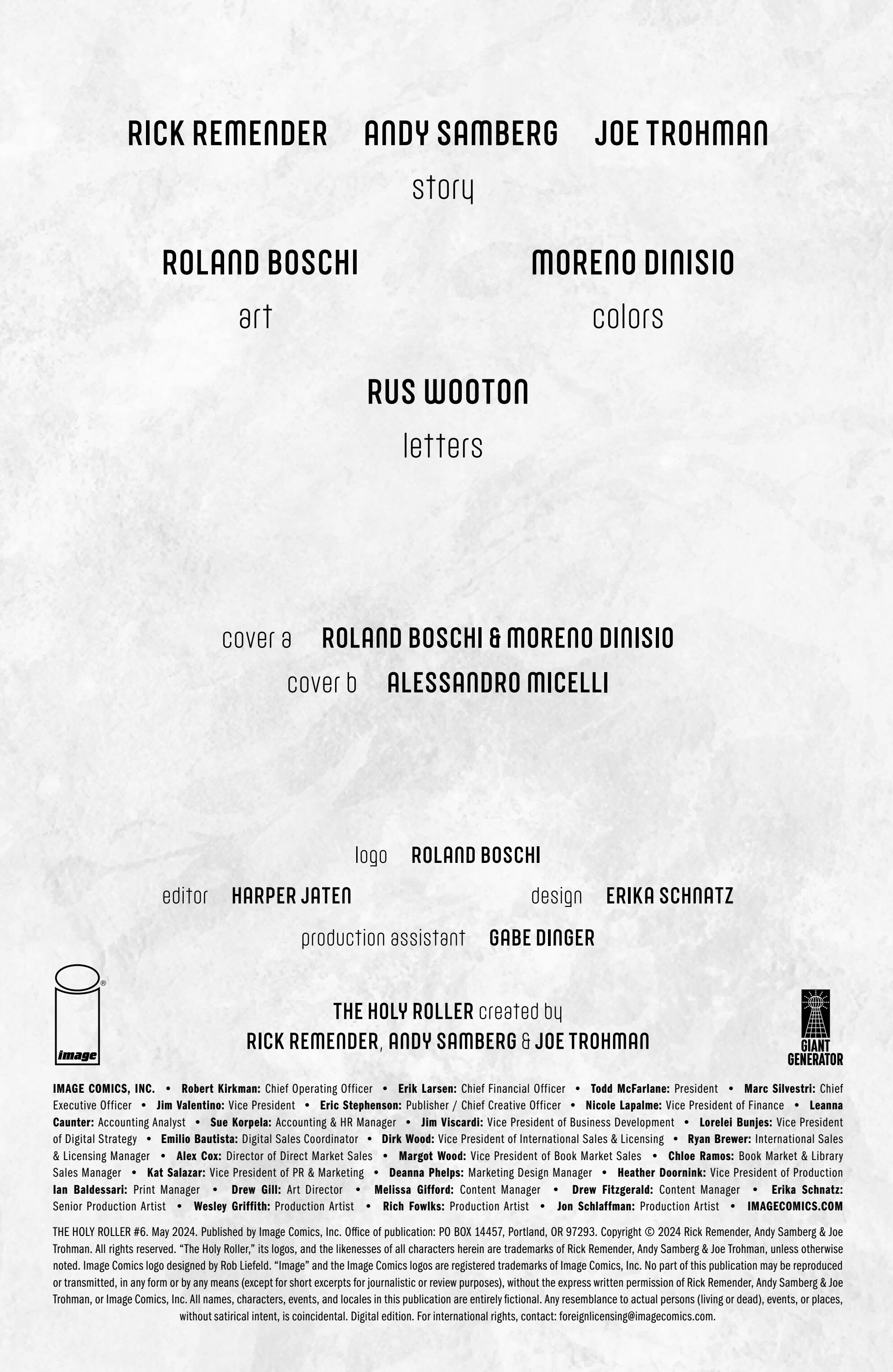 The Holy Roller (2023-): Chapter 6 - Page 2