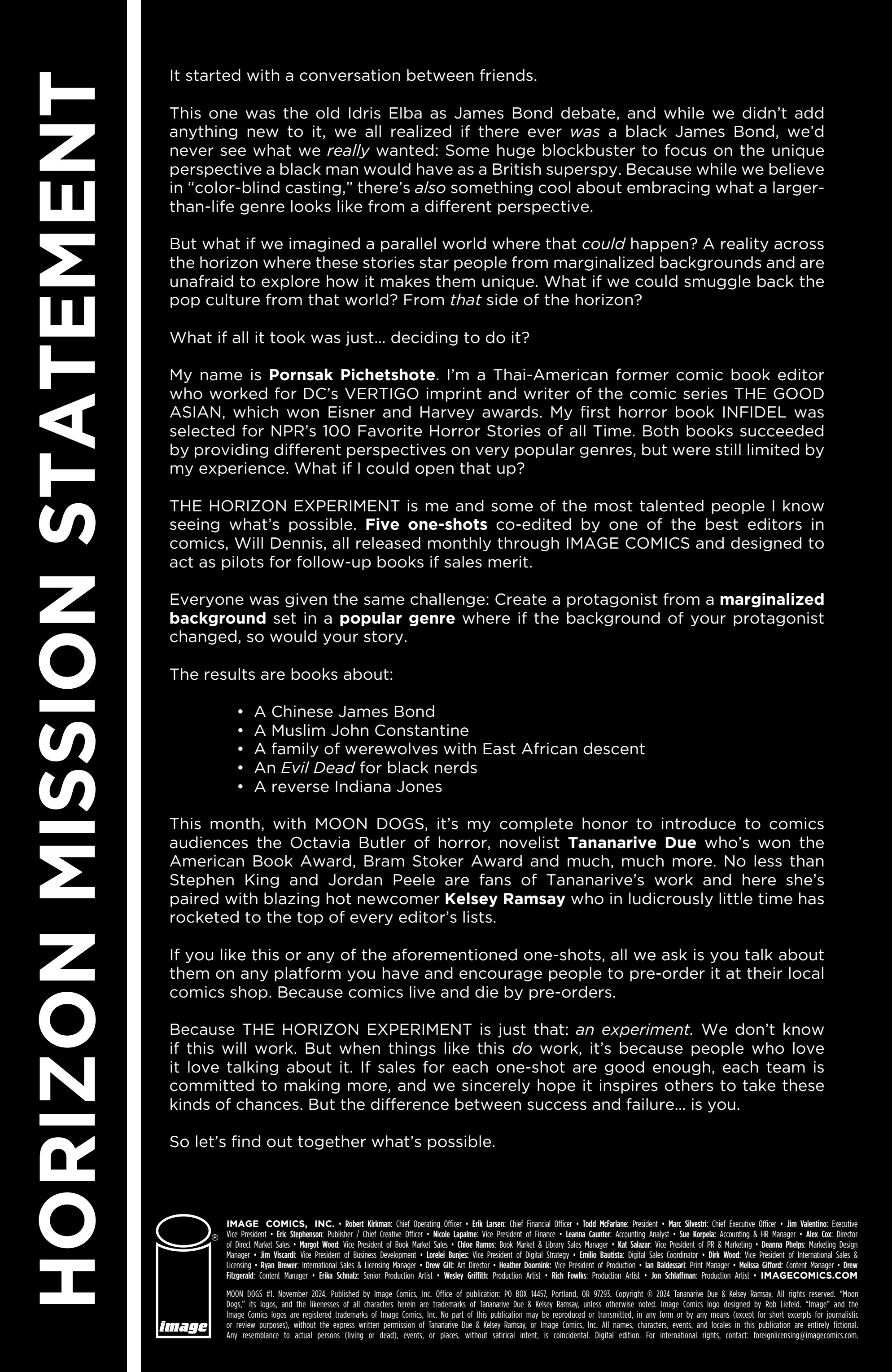 The Horizon Experiment: Moon Dogs (2024-): Chapter 1 - Page 2