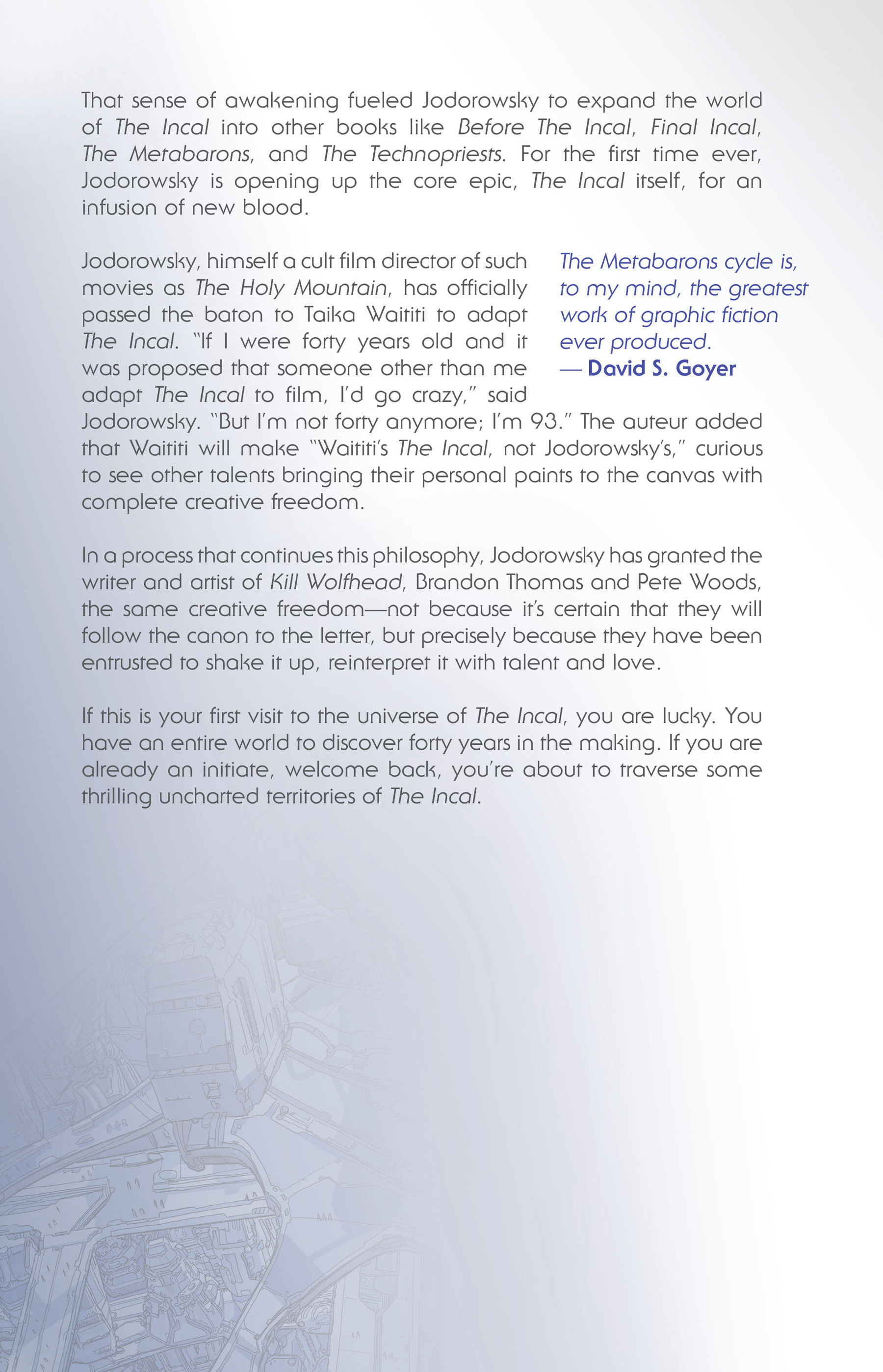 The Incal: Kill Wolfhead (2023): Chapter 1 - Page 4