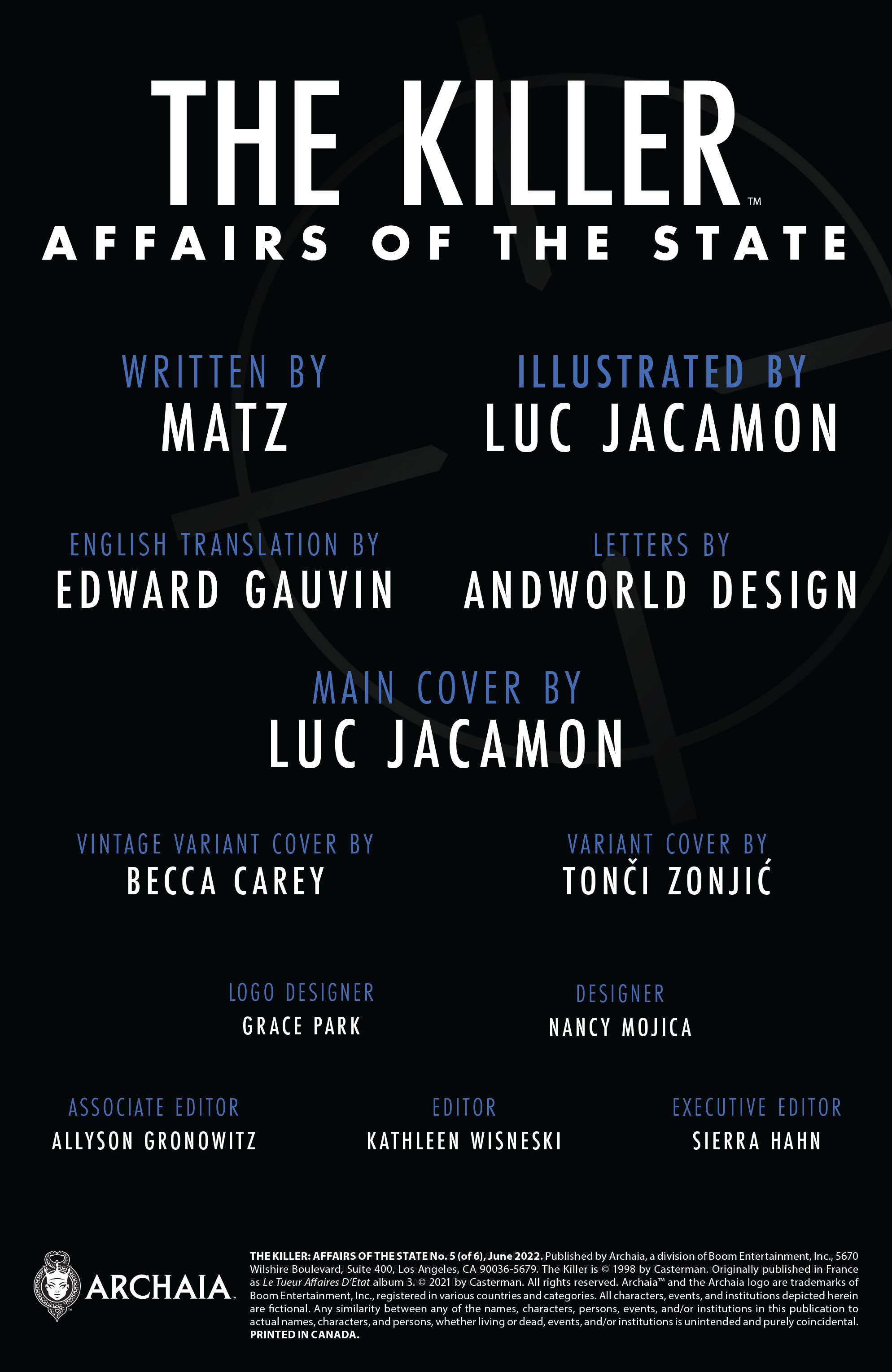 The Killer: Affairs of the State (2022-): Chapter 5 - Page 2