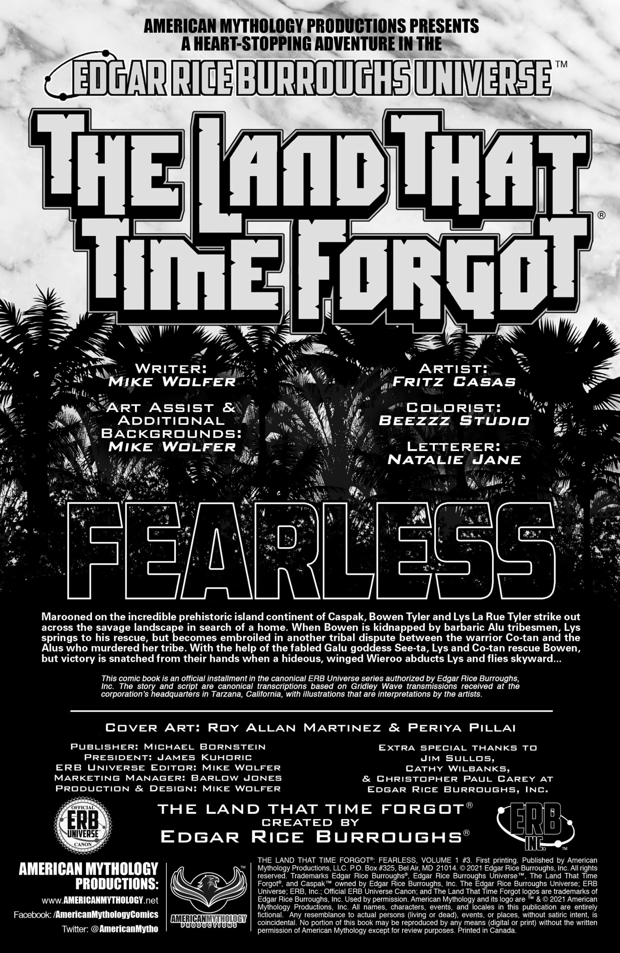 The Land That Time Forgot: Fearless (2020-): Chapter 3 - Page 2