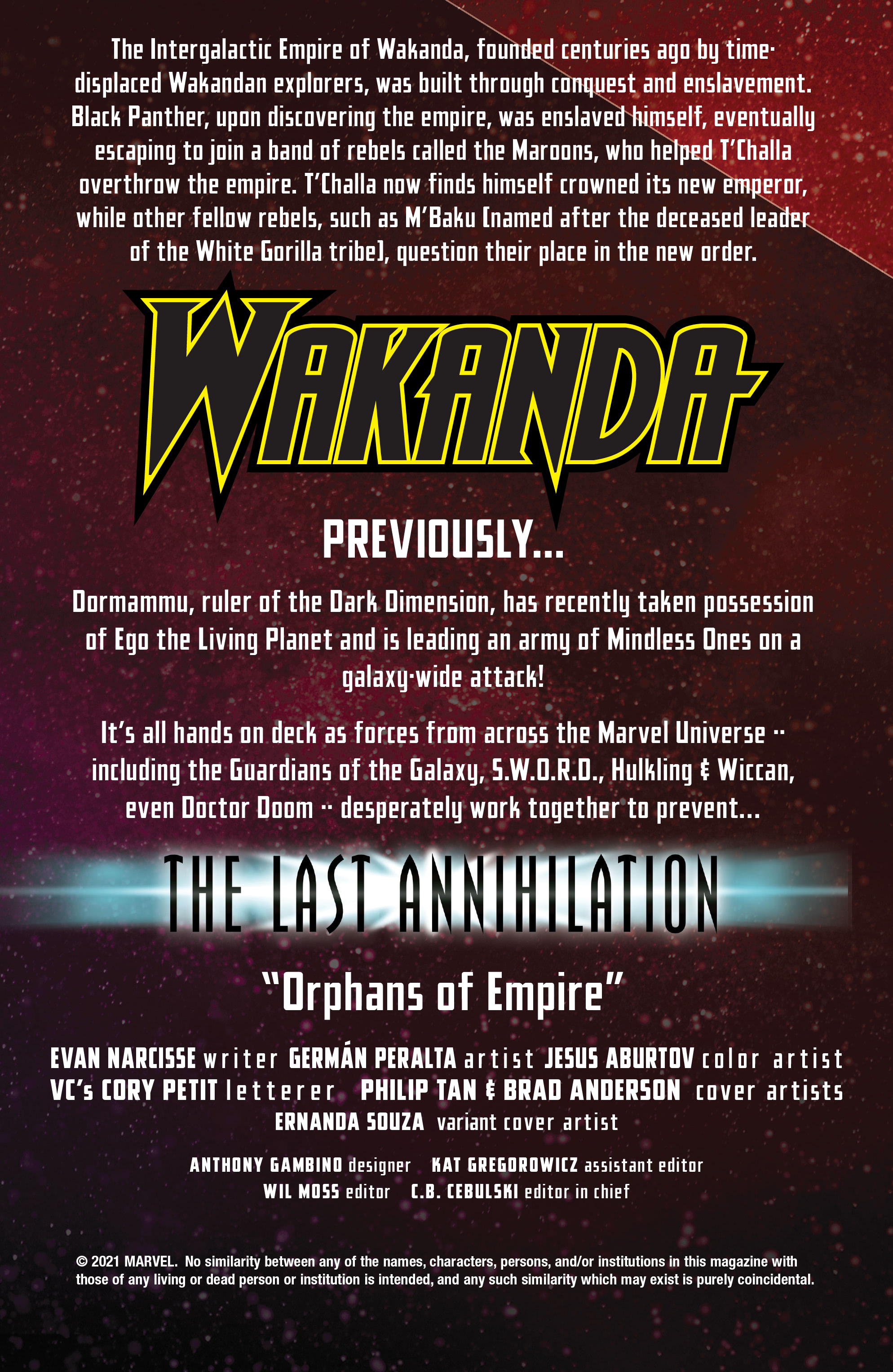 The Last Annihilation: Wakanda (2021): Chapter 1 - Page 2