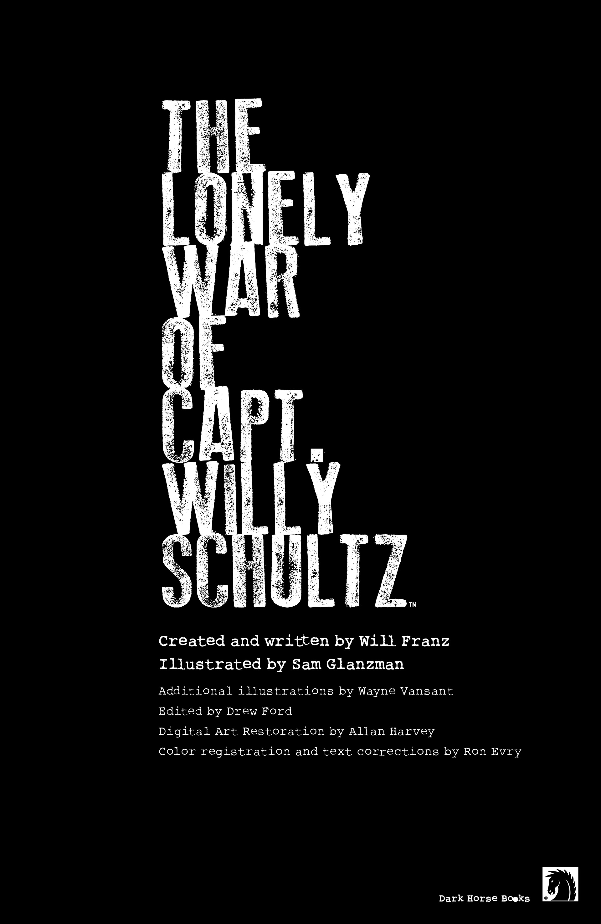 The Lonely War of Capt. Willy Schultz (2023): Chapter HC - Page 5