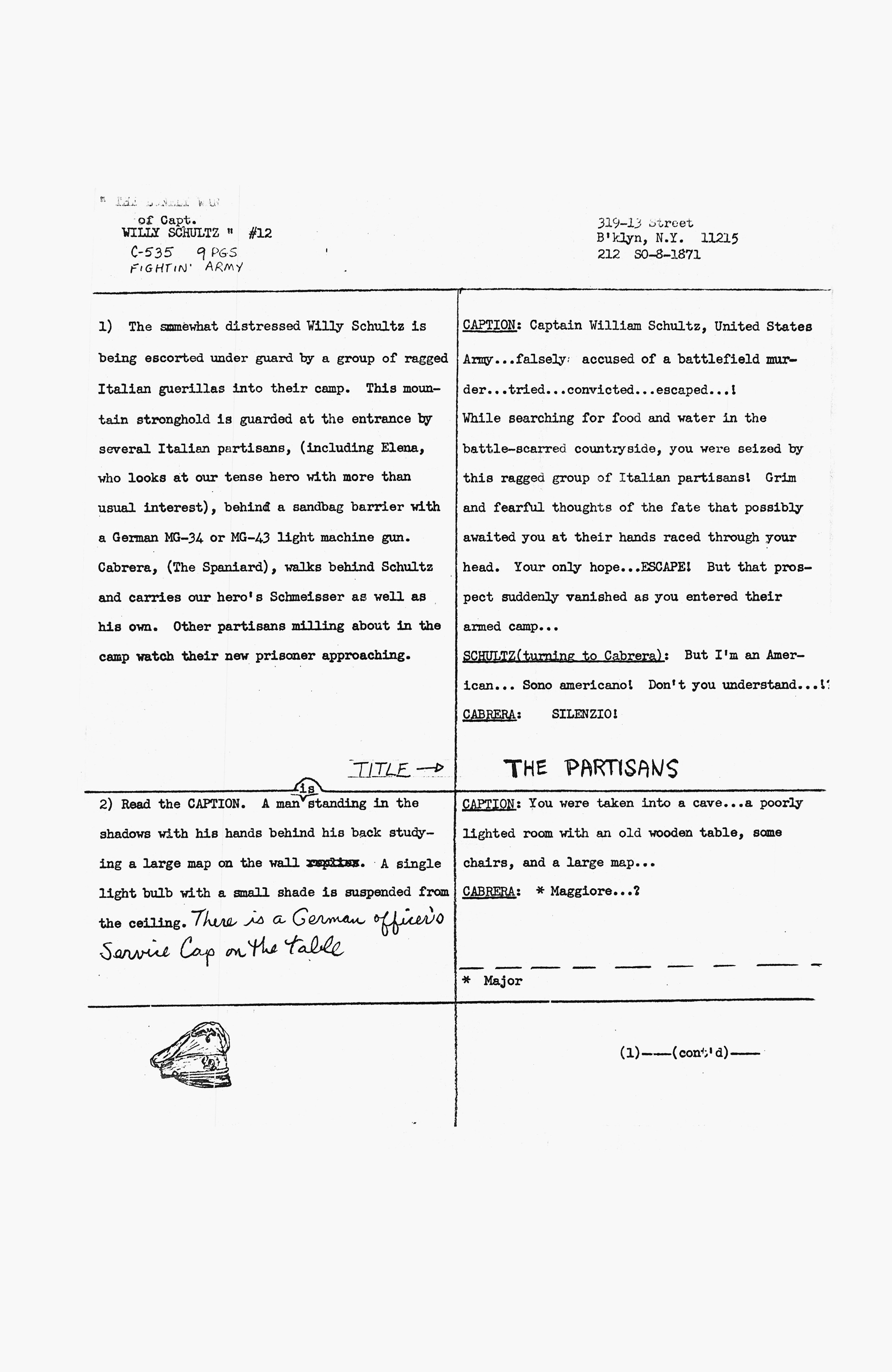 The Lonely War of Capt. Willy Schultz (2023): Chapter HC - Page 11