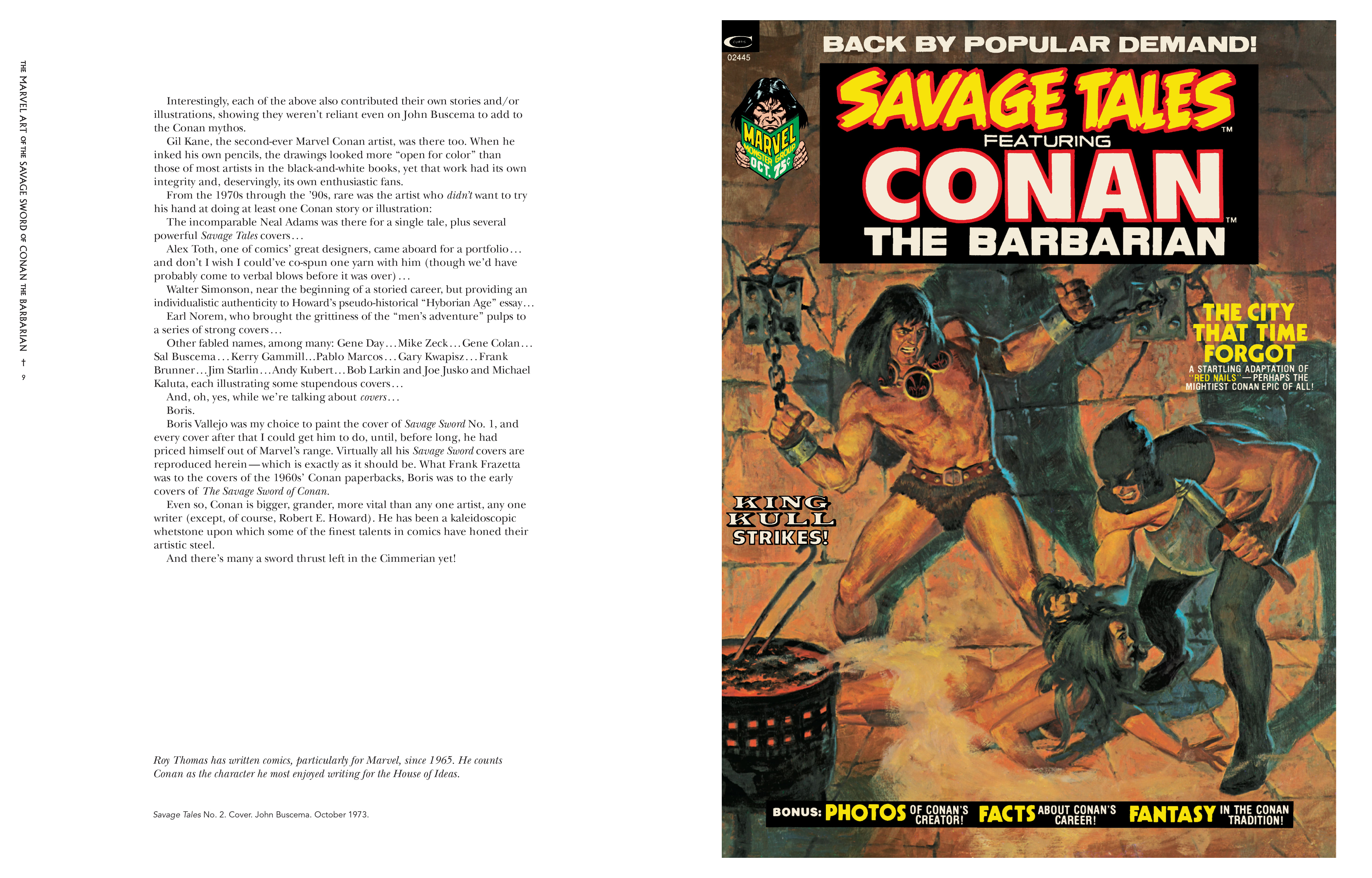 The Marvel Art of Savage Sword of Conan (2020): Chapter 1 - Page 6