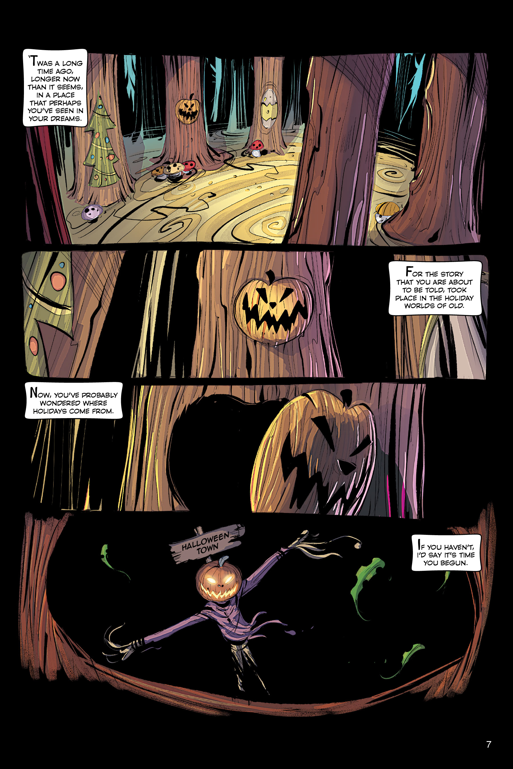 The Nightmare Before Christmas: The Story of the Movie in Comics (2020): Chapter 1 - Page 8