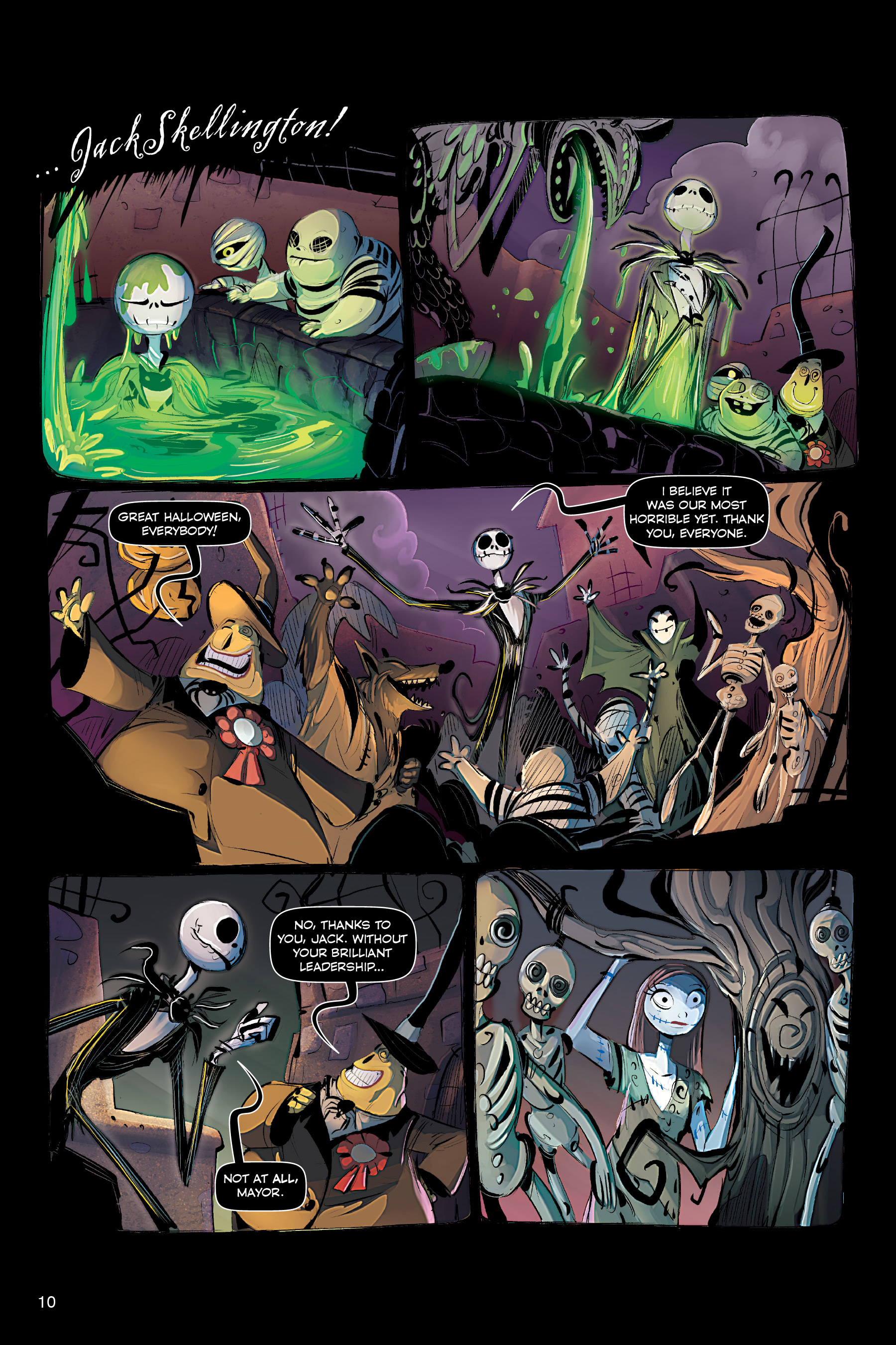 The Nightmare Before Christmas: The Story of the Movie in Comics (2020): Chapter 1 - Page 10