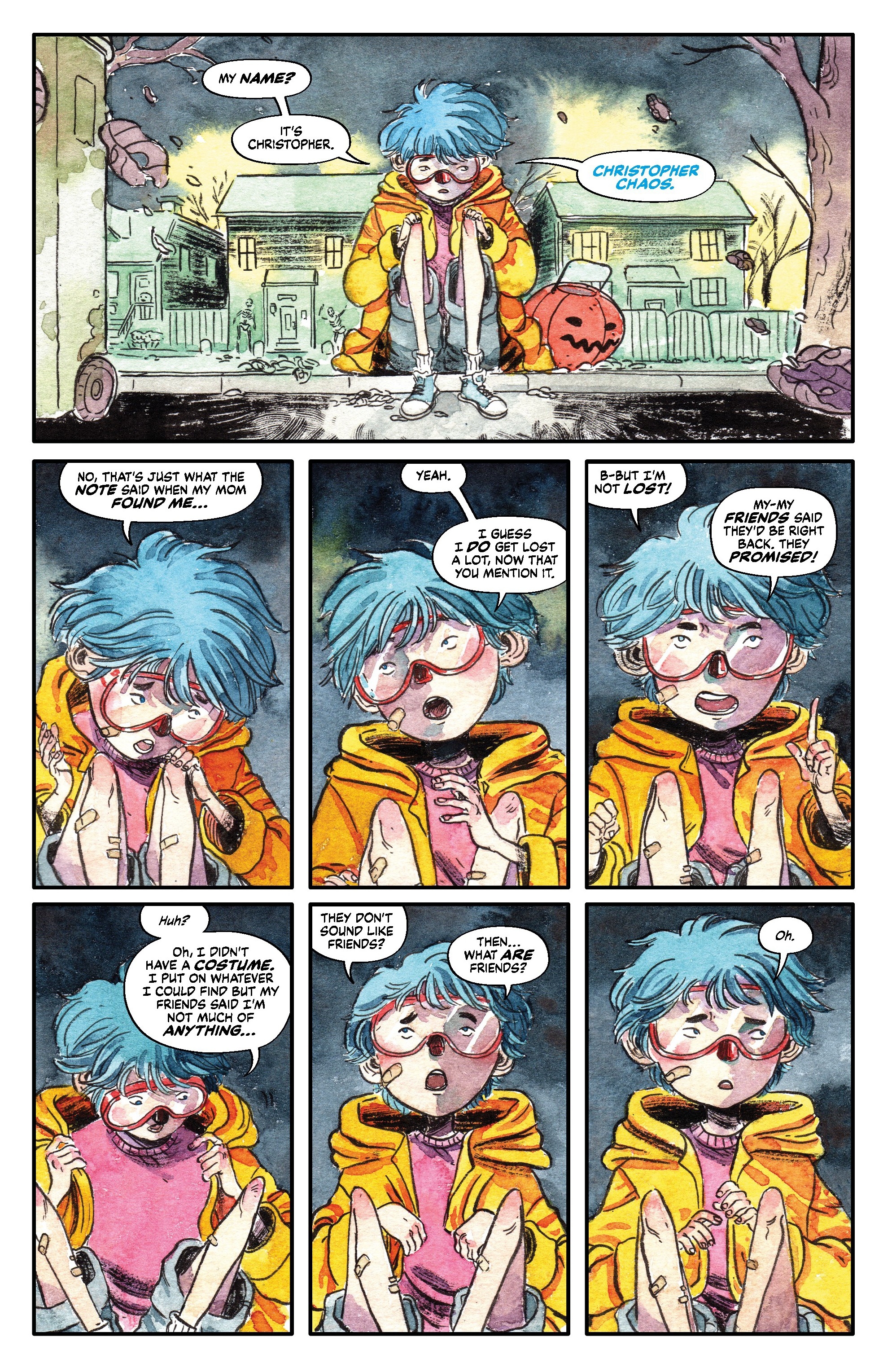 The Oddly Pedestrian Life of Christopher Chaos (2023-): Chapter HalloweenSpecial - Page 3