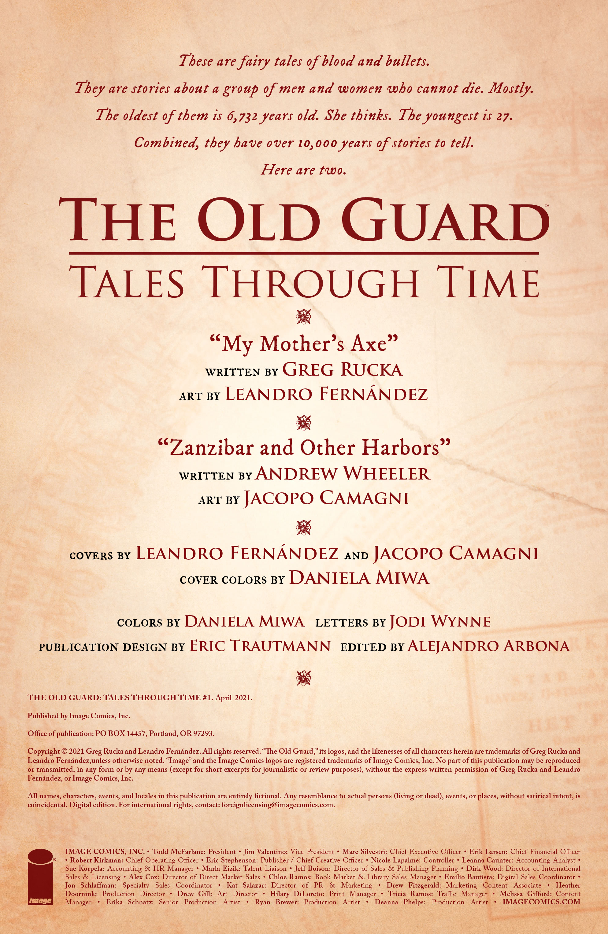 The Old Guard: Tales Through Time (2021-): Chapter 1 - Page 2