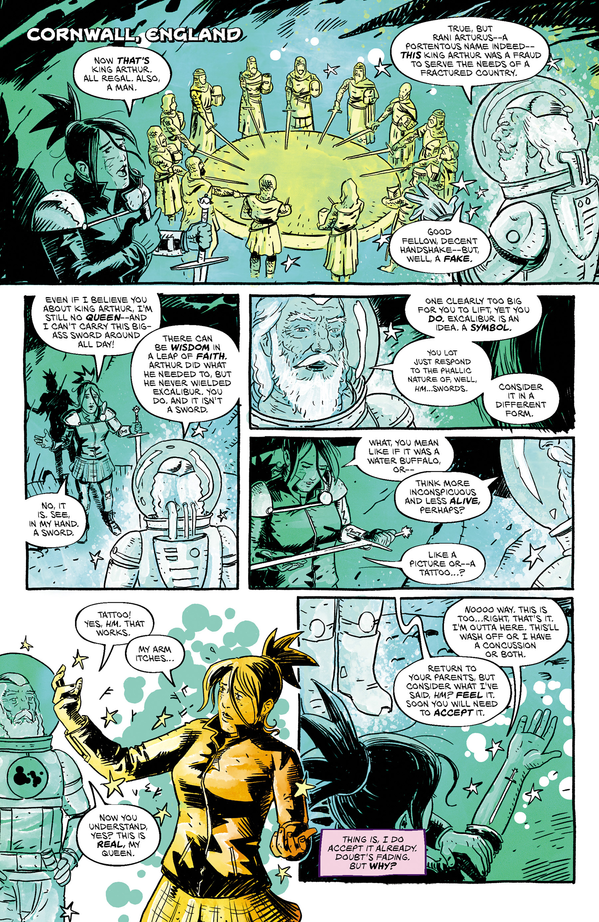 The Once And Future Queen (2017): Chapter 1 - Page 14