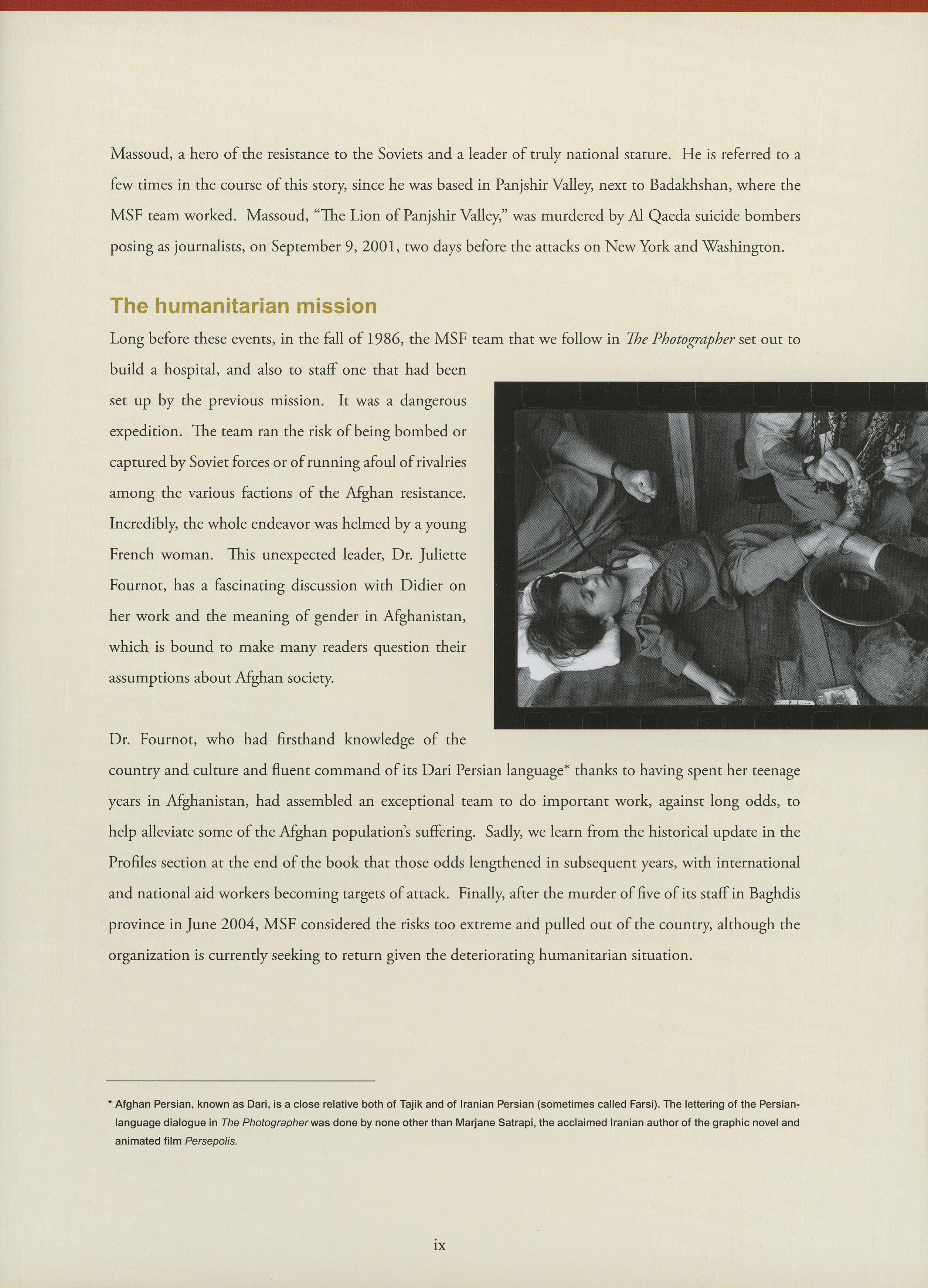 The Photographer: Into War-torn Afghanistan with Doctors Without Borders (2009): Chapter 1 - Page 11