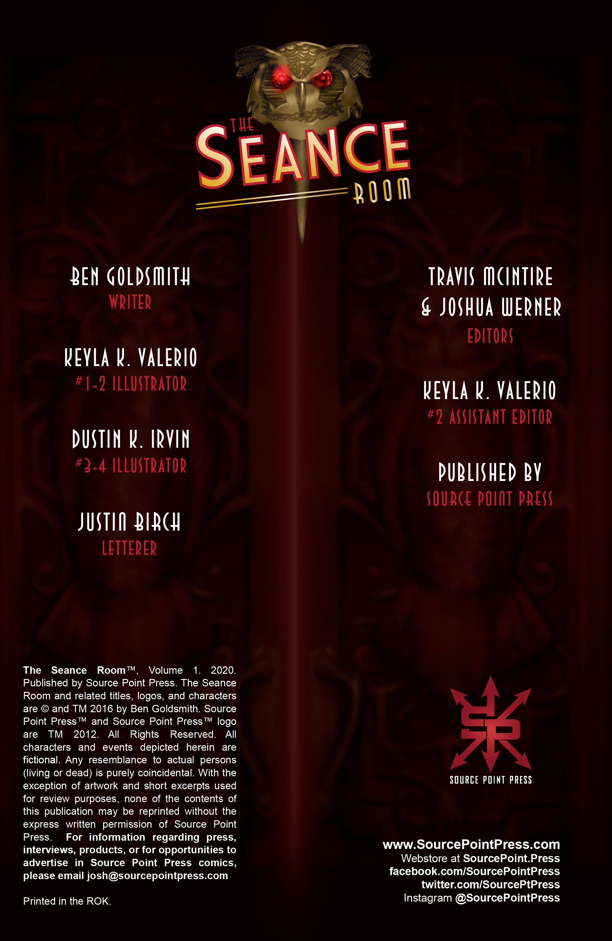 The Seance Room (2020): Chapter 1 - Page 2