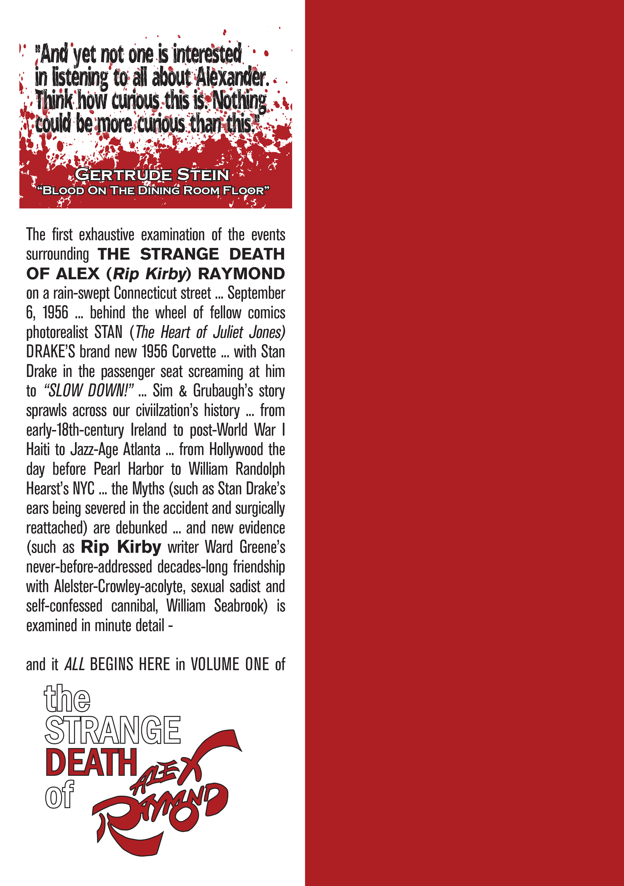 The Strange Death Of Alex Raymond (2020) (Indie Comics): Chapter 1 - Page 2