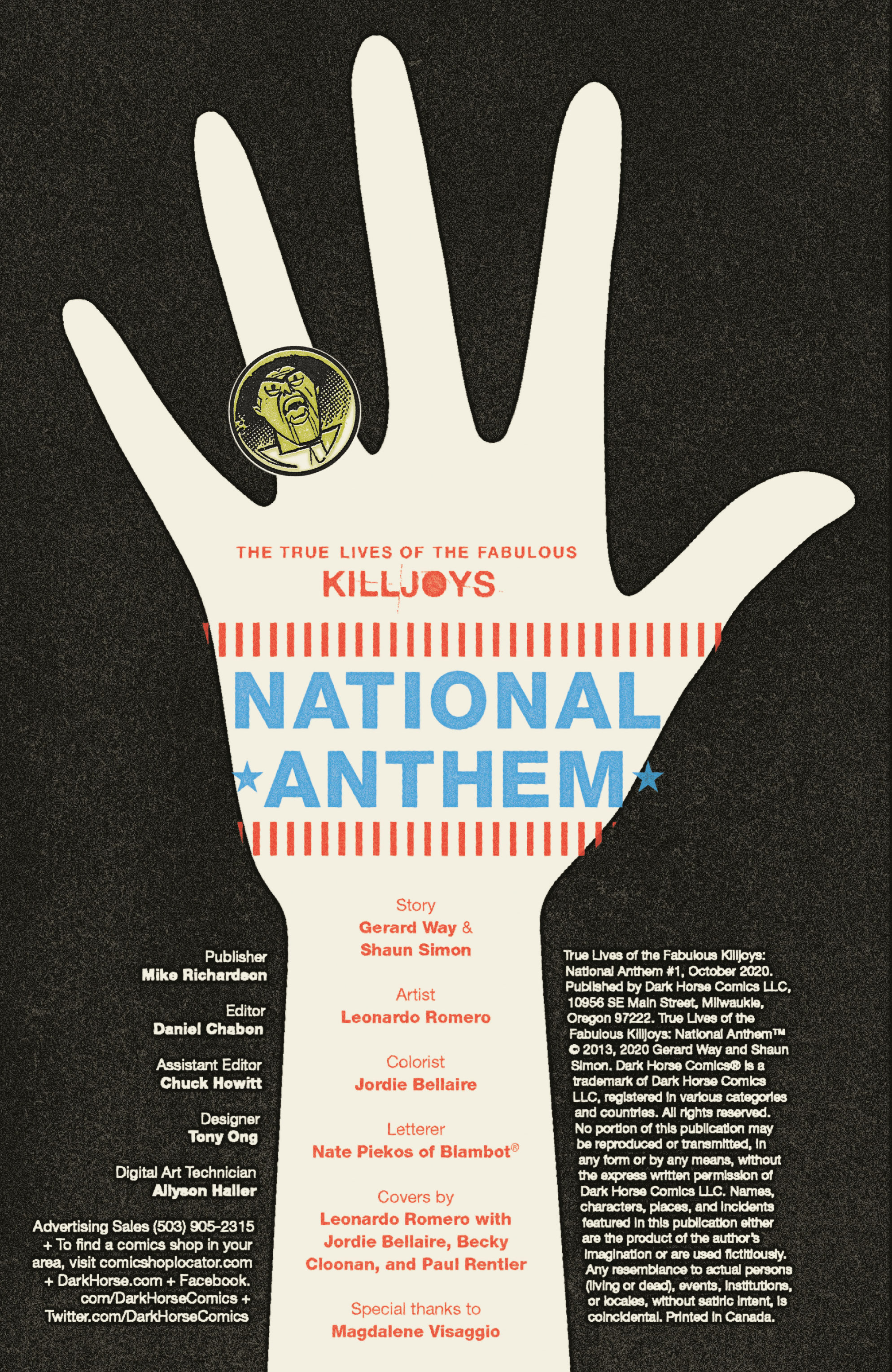 The True Lives of the Fabulous Killjoys: National Anthem (2020): Chapter 1 - Page 2