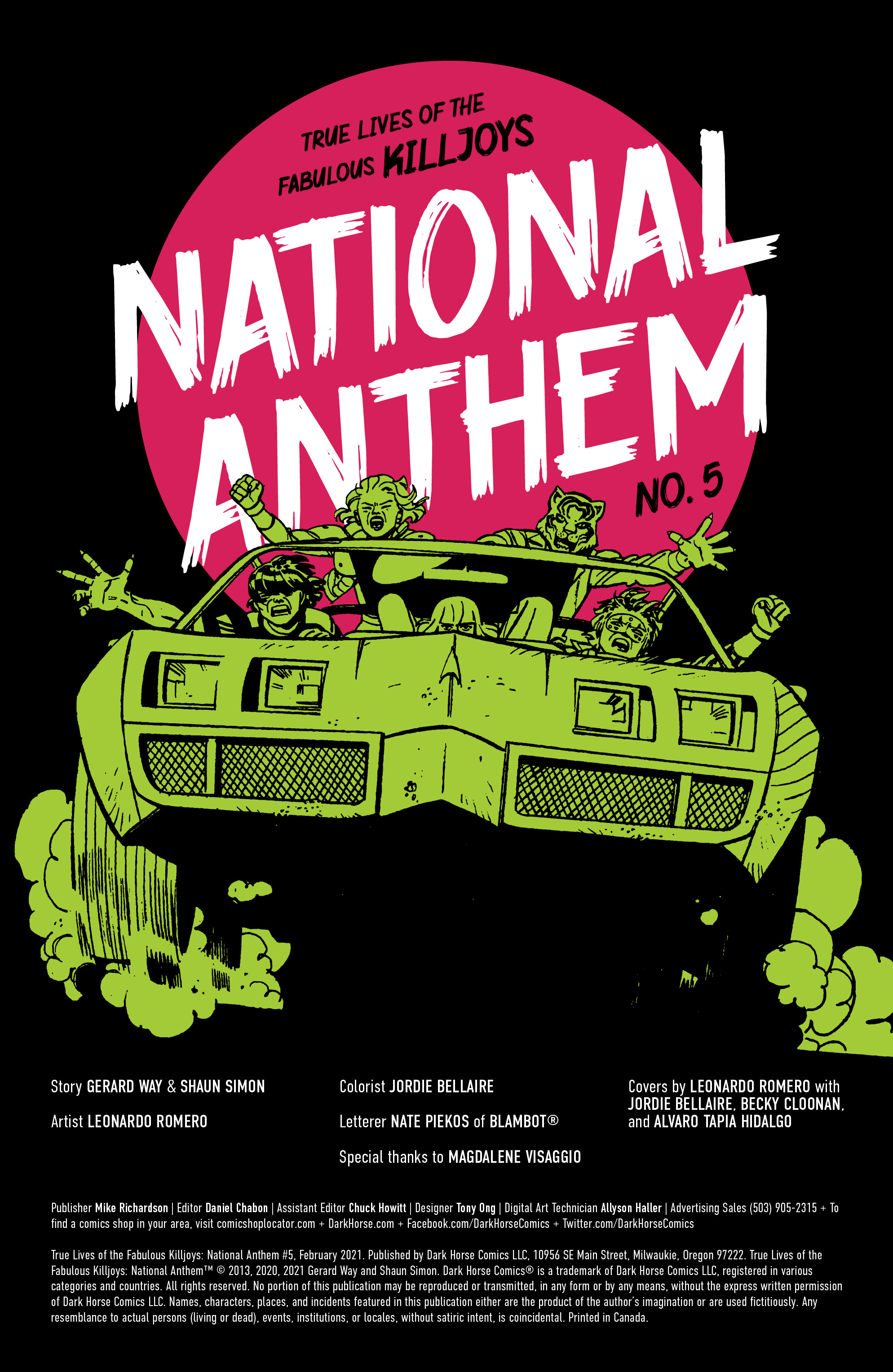 The True Lives of the Fabulous Killjoys: National Anthem (2020): Chapter 5 - Page 2