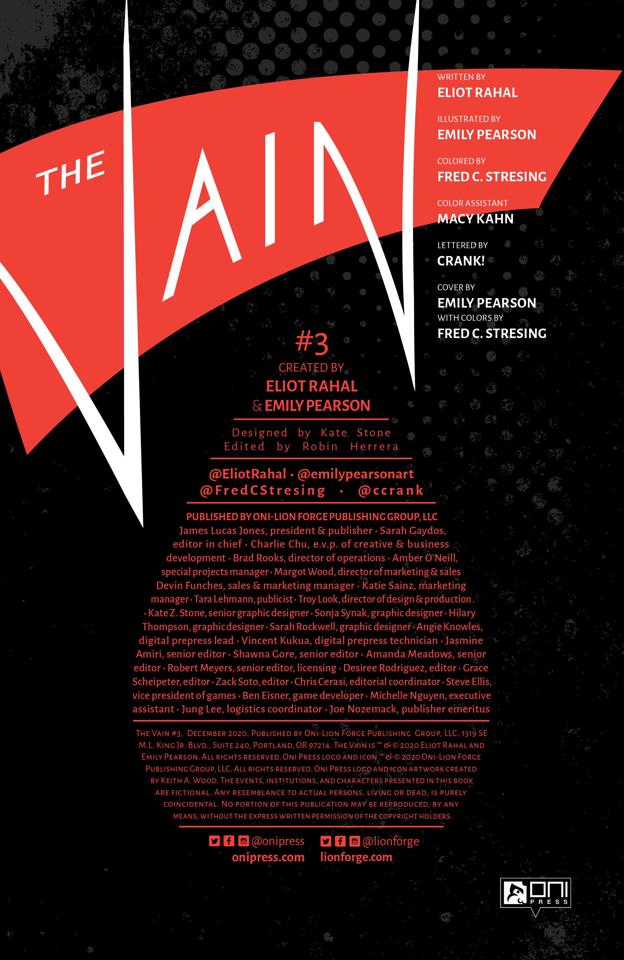 The Vain (2020-): Chapter 3 - Page 2