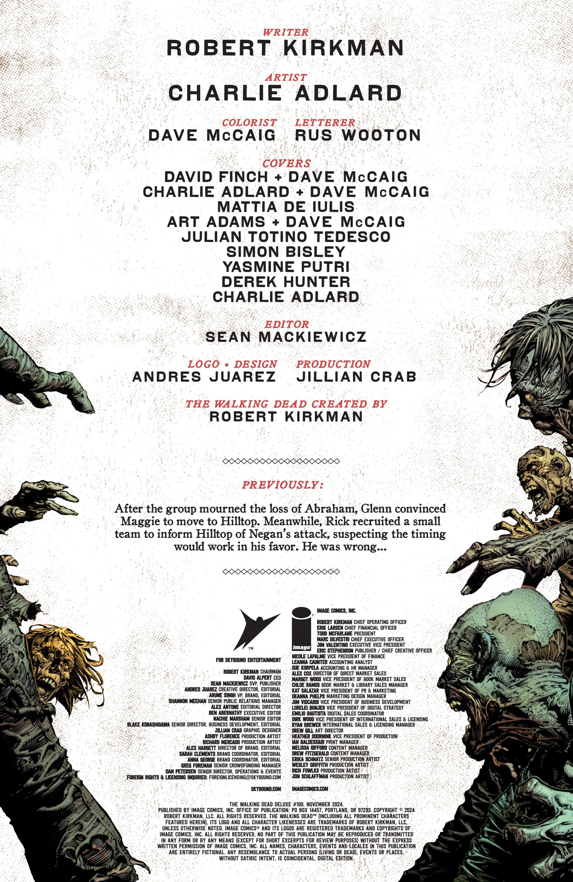 The Walking Dead Deluxe (2020-): Chapter 100 - Page 2