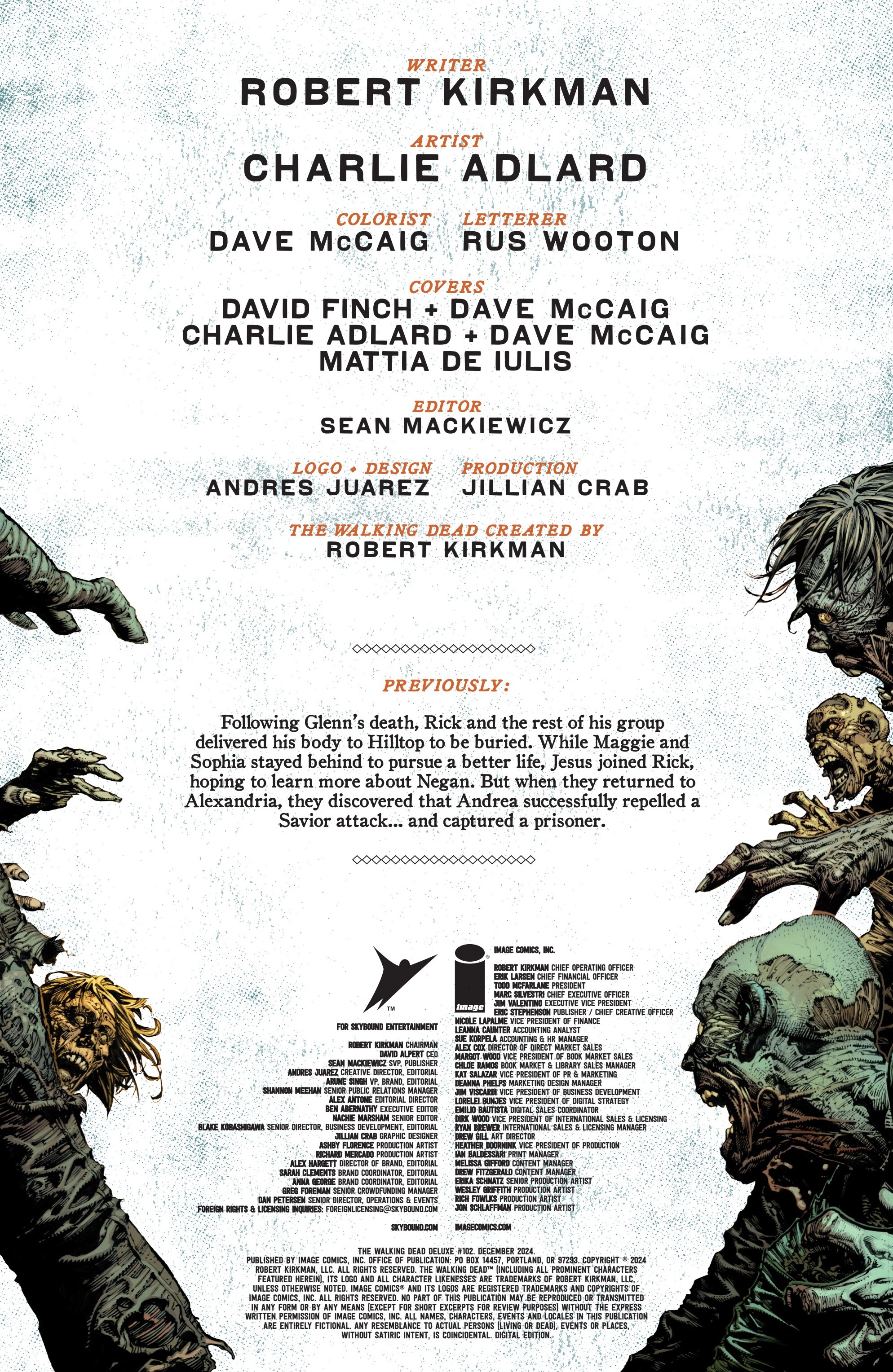 The Walking Dead Deluxe (2020-): Chapter 102 - Page 2