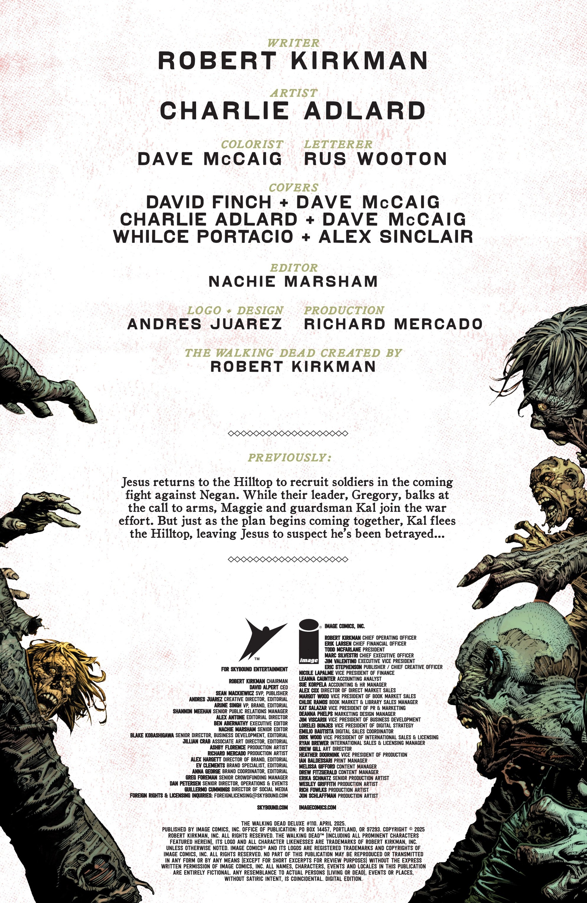 The Walking Dead Deluxe (2020-): Chapter 110 - Page 2