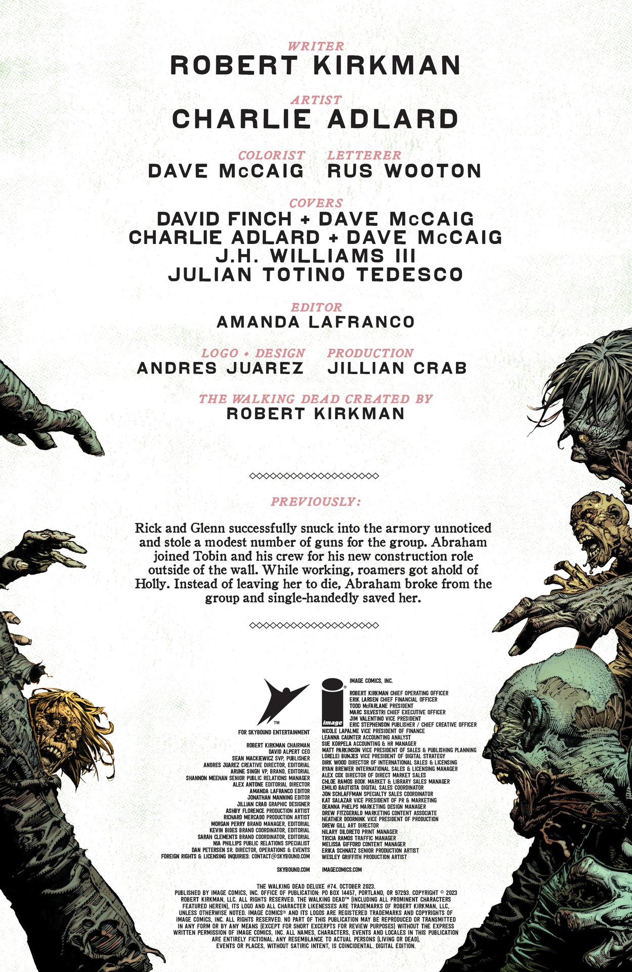 The Walking Dead Deluxe (2020-): Chapter 74 - Page 2