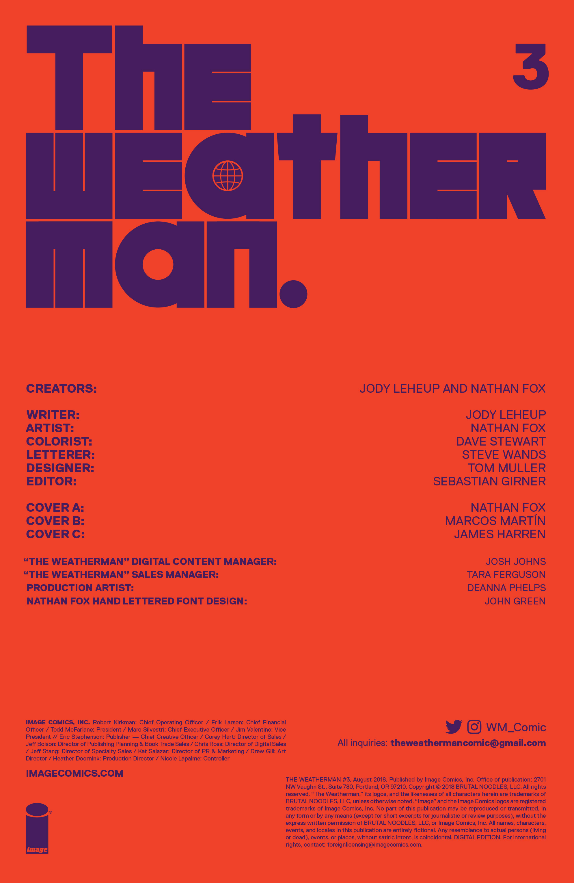 The Weatherman (2018-): Chapter 3 - Page 2
