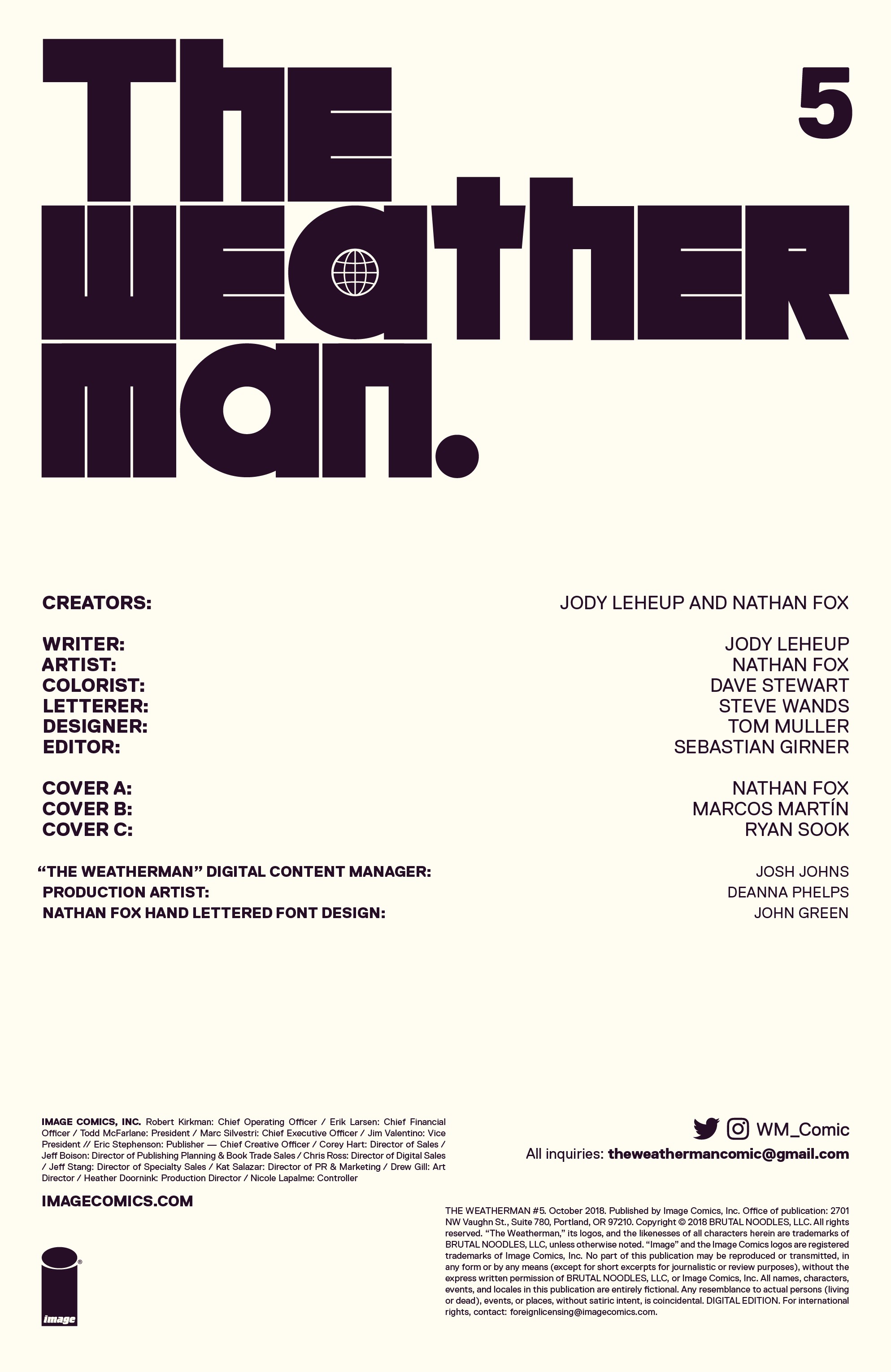 The Weatherman (2018-): Chapter 5 - Page 2