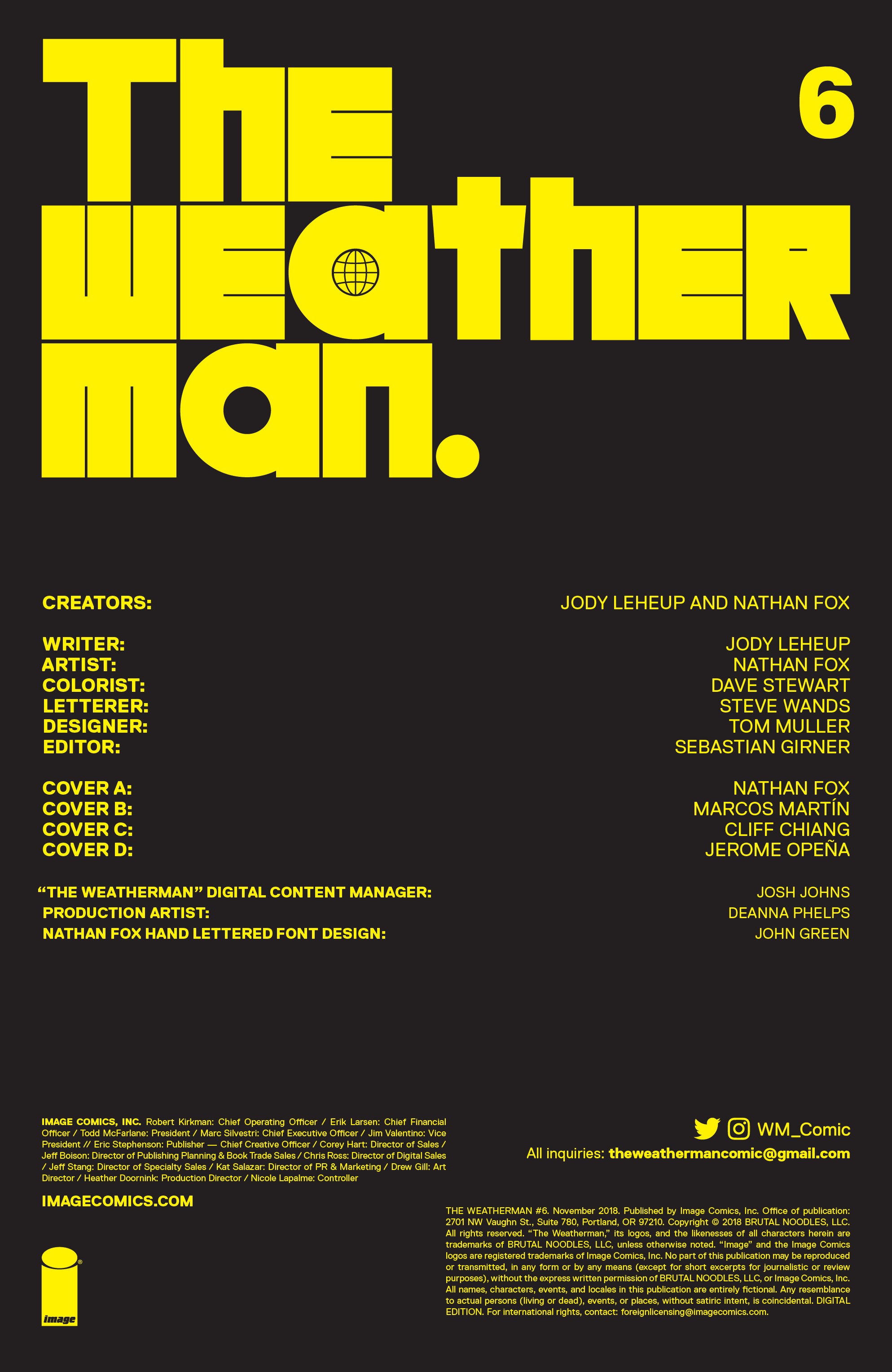 The Weatherman (2018-): Chapter 6 - Page 2