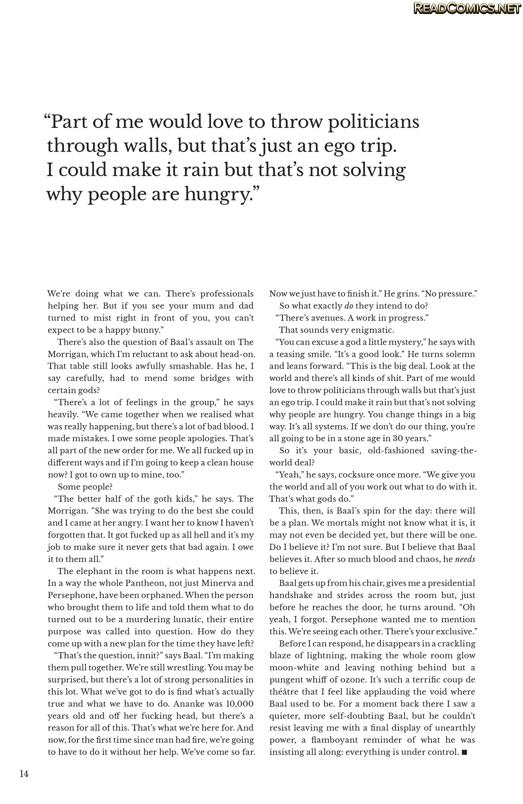 The Wicked + The Divine (2014-): Chapter 23 - Page 11