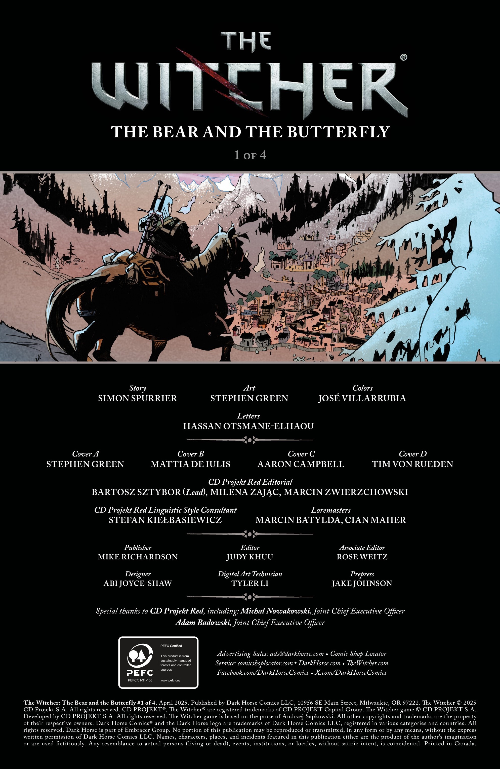 The Witcher: The Bear and The Butterfly (2025-): Chapter 1 - Page 2