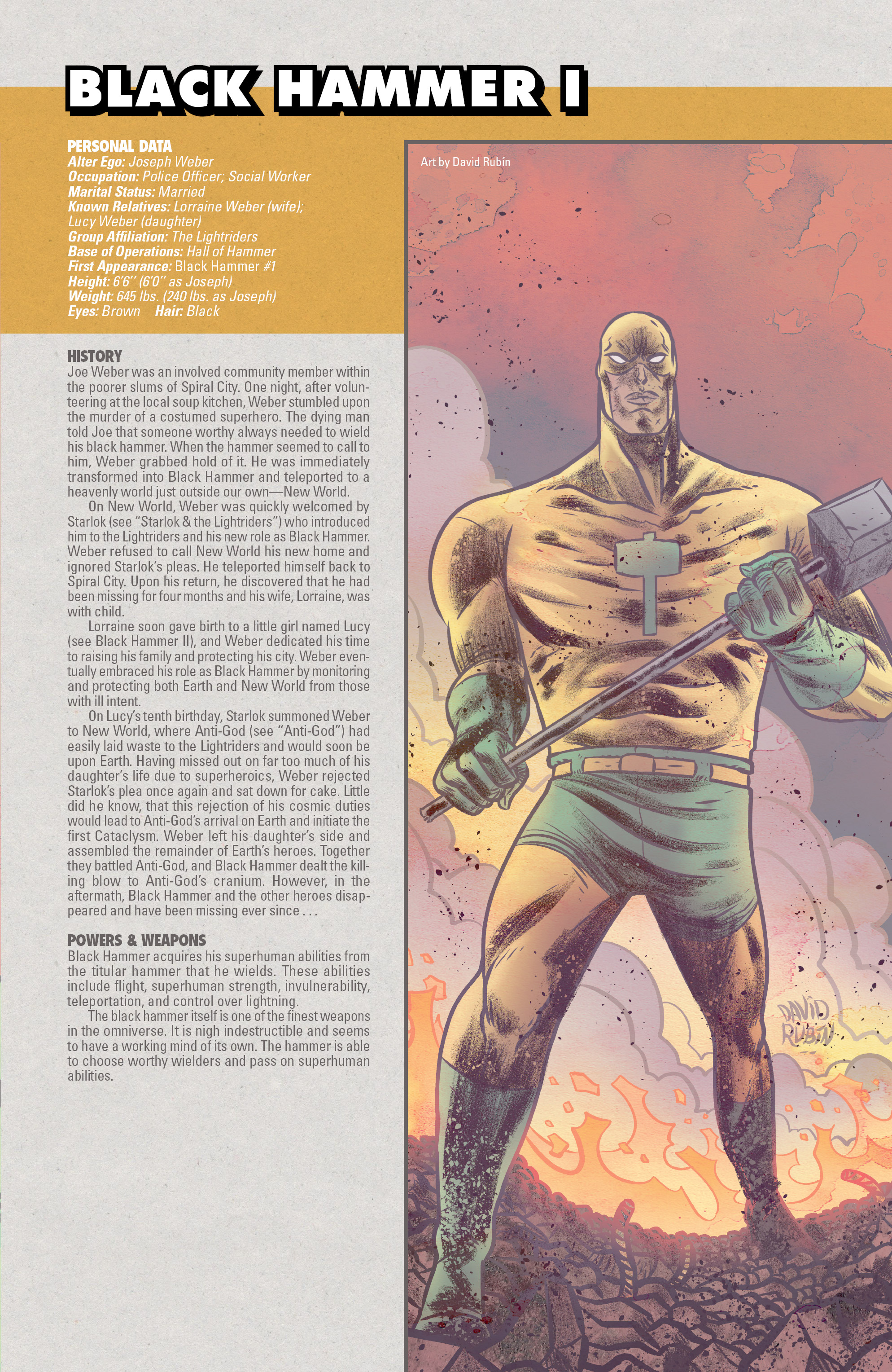 The World of Black Hammer Encyclopedia (2019): Chapter 1 - Page 7
