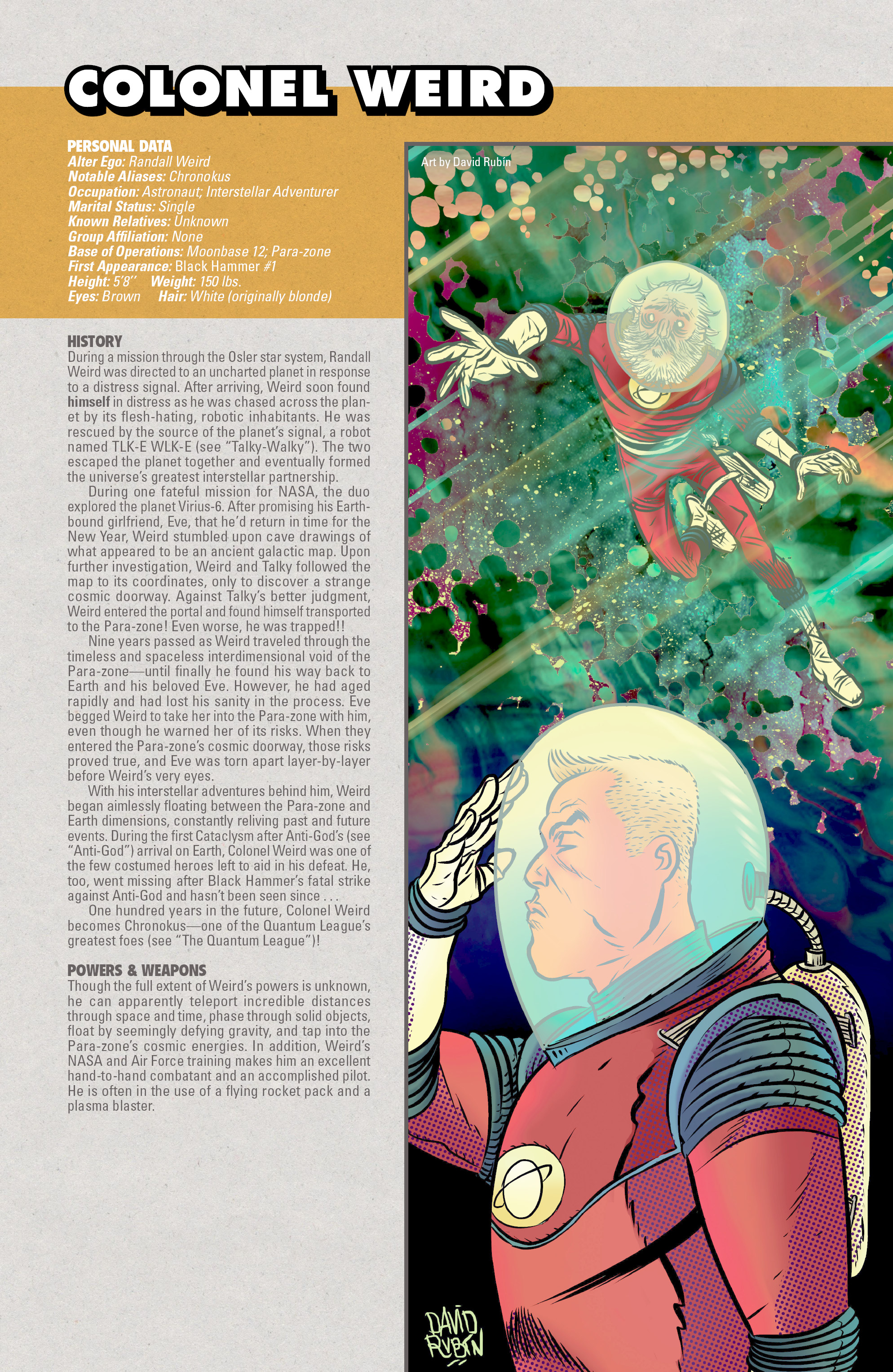 The World of Black Hammer Encyclopedia (2019): Chapter 1 - Page 12