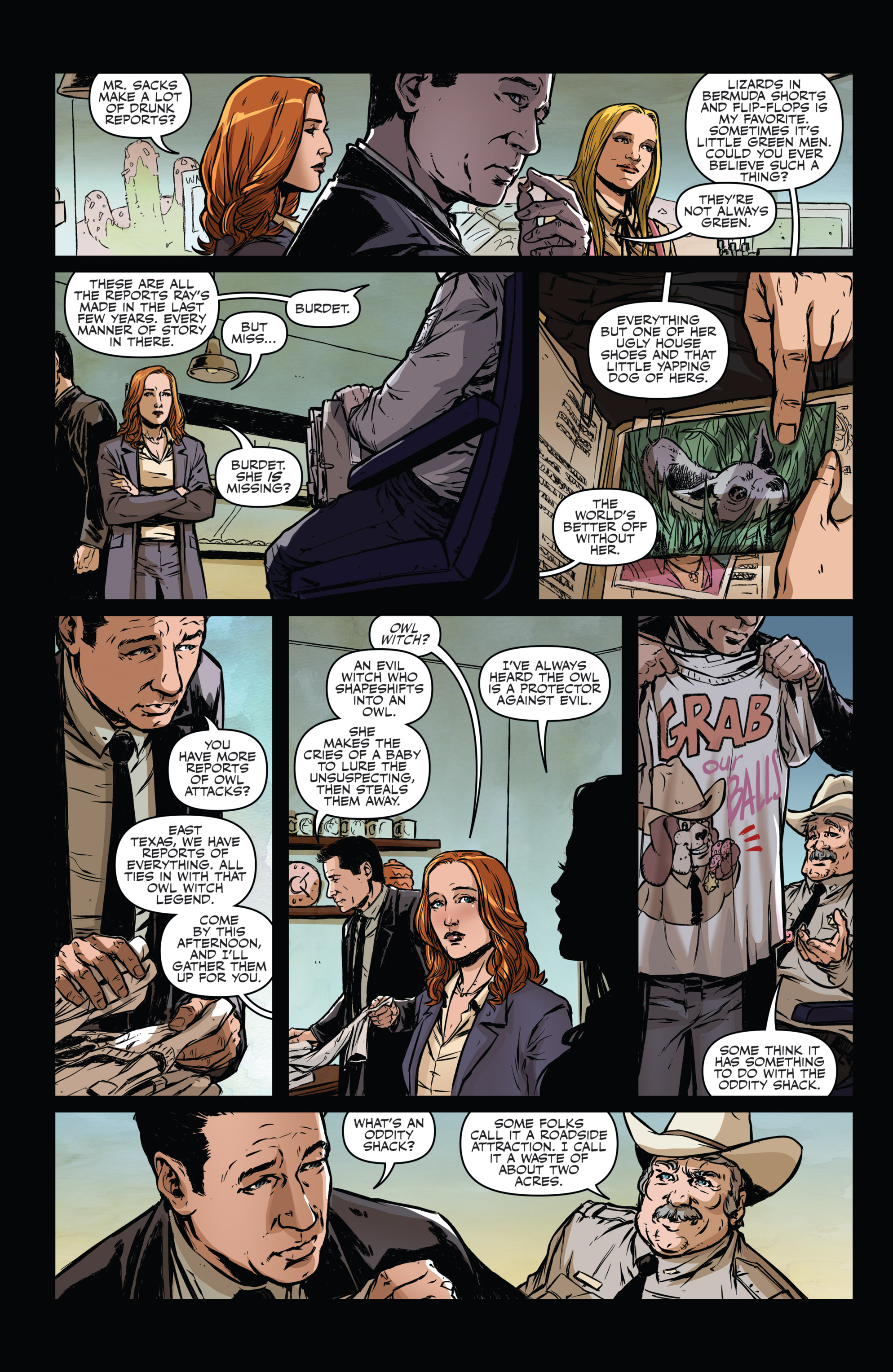 The X-Files: Case Files—Hoot Goes There? (2018-): Chapter 1 - Page 8
