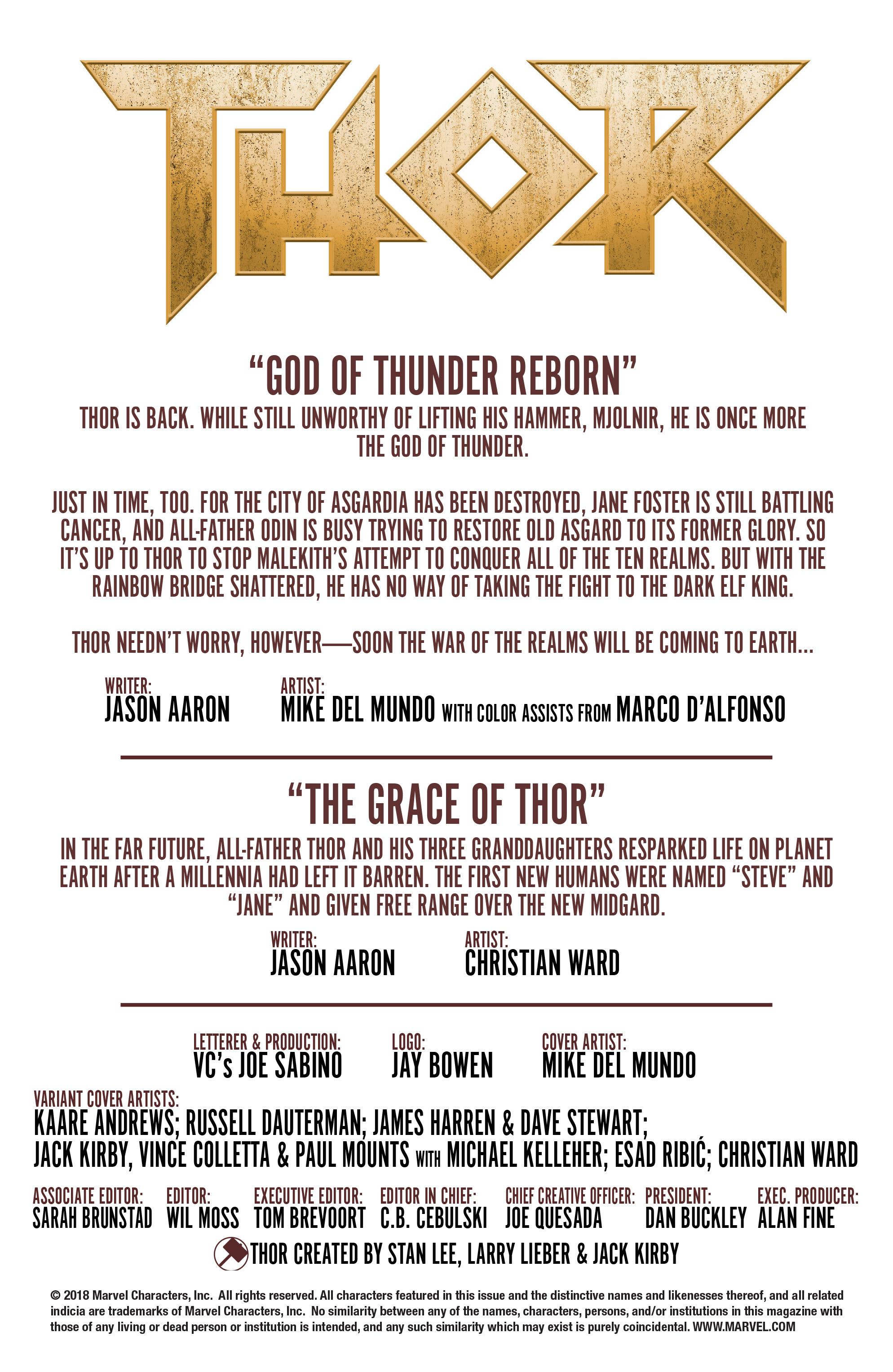 Thor (2018-): Chapter 1 - Page 2