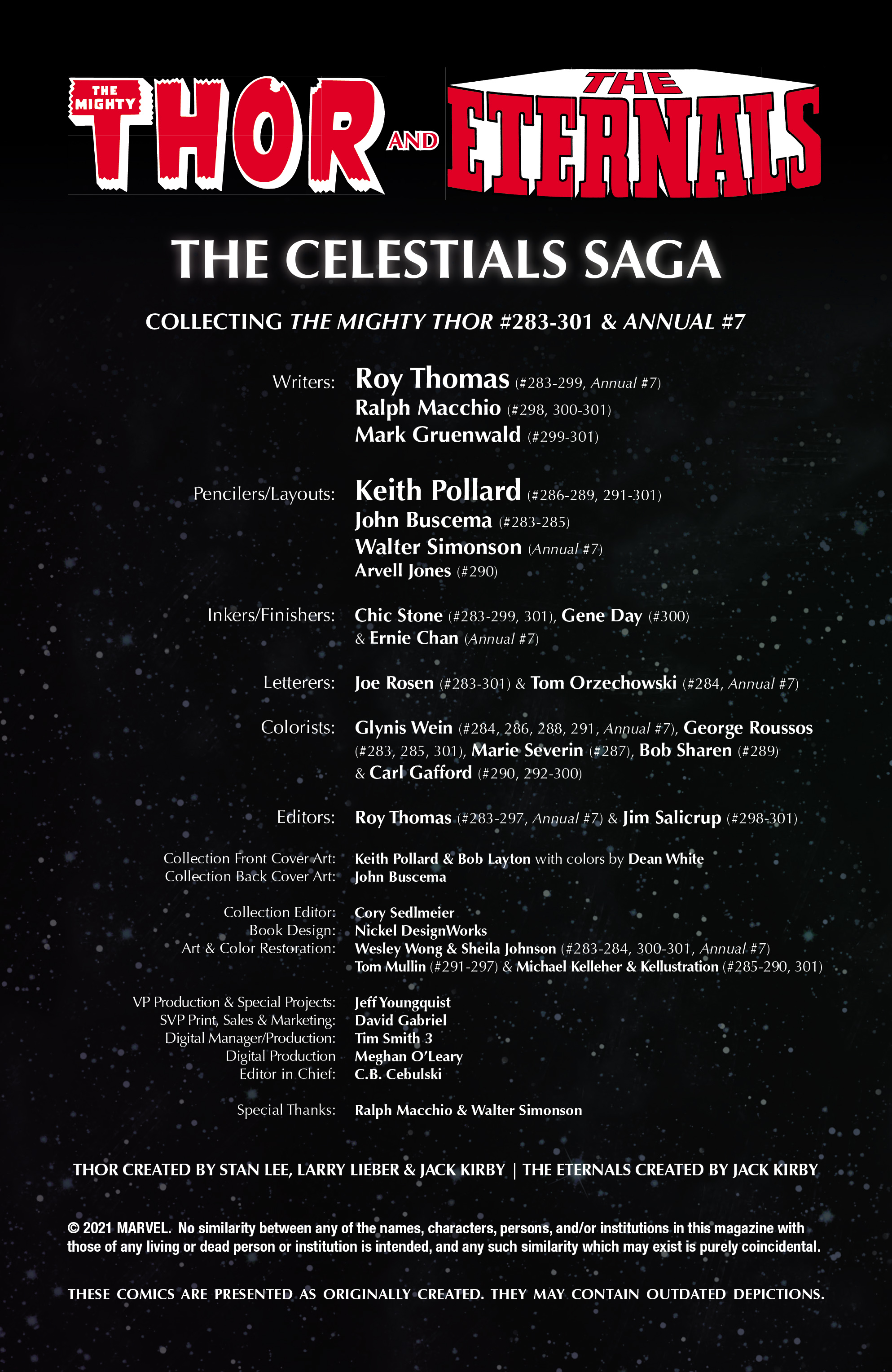 Thor And The Eternals: The Celestials Saga (2021): Chapter TPB - Page 3