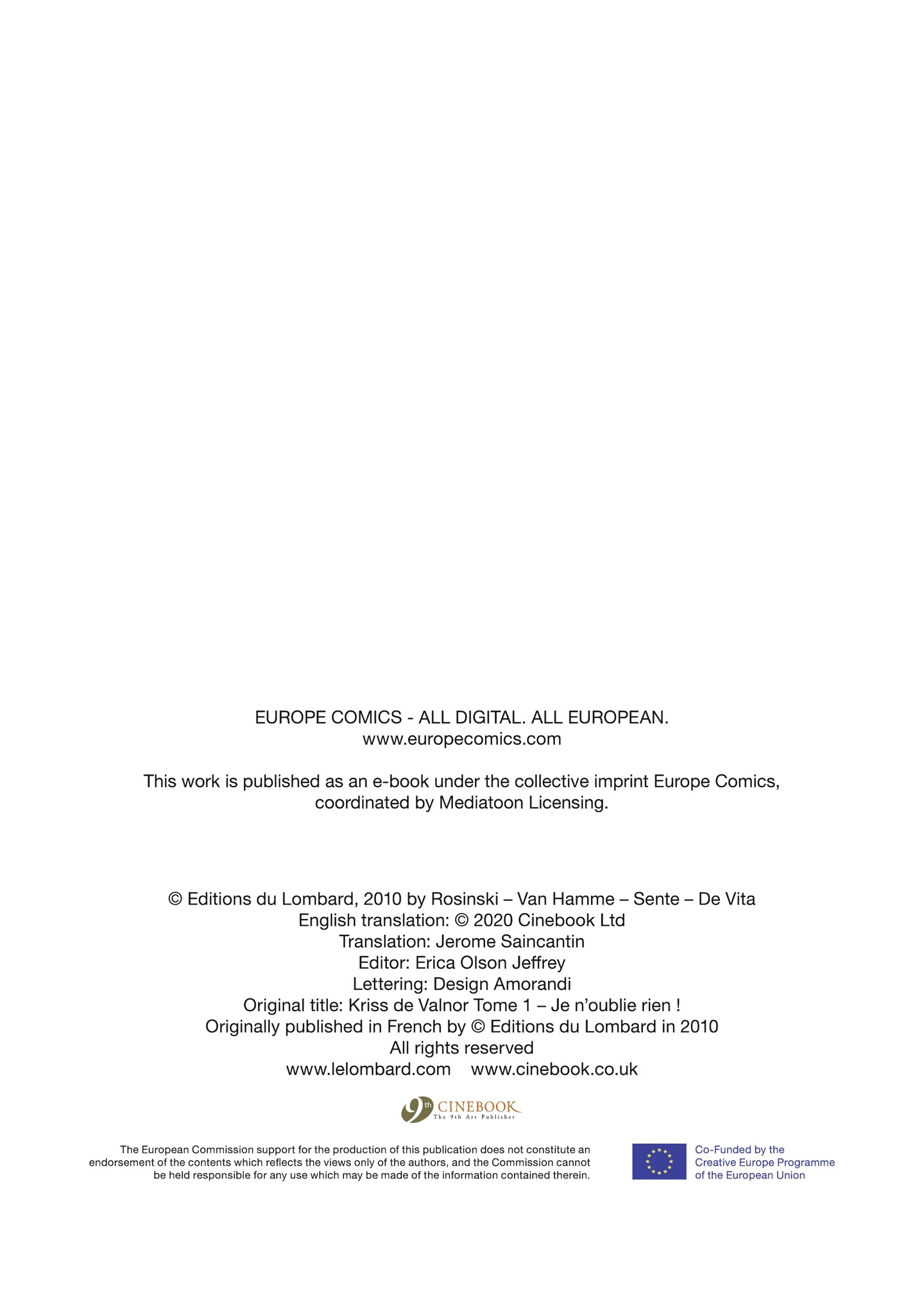 Thorgal: Kriss of Valnor (2020-): Chapter 1 - Page 4