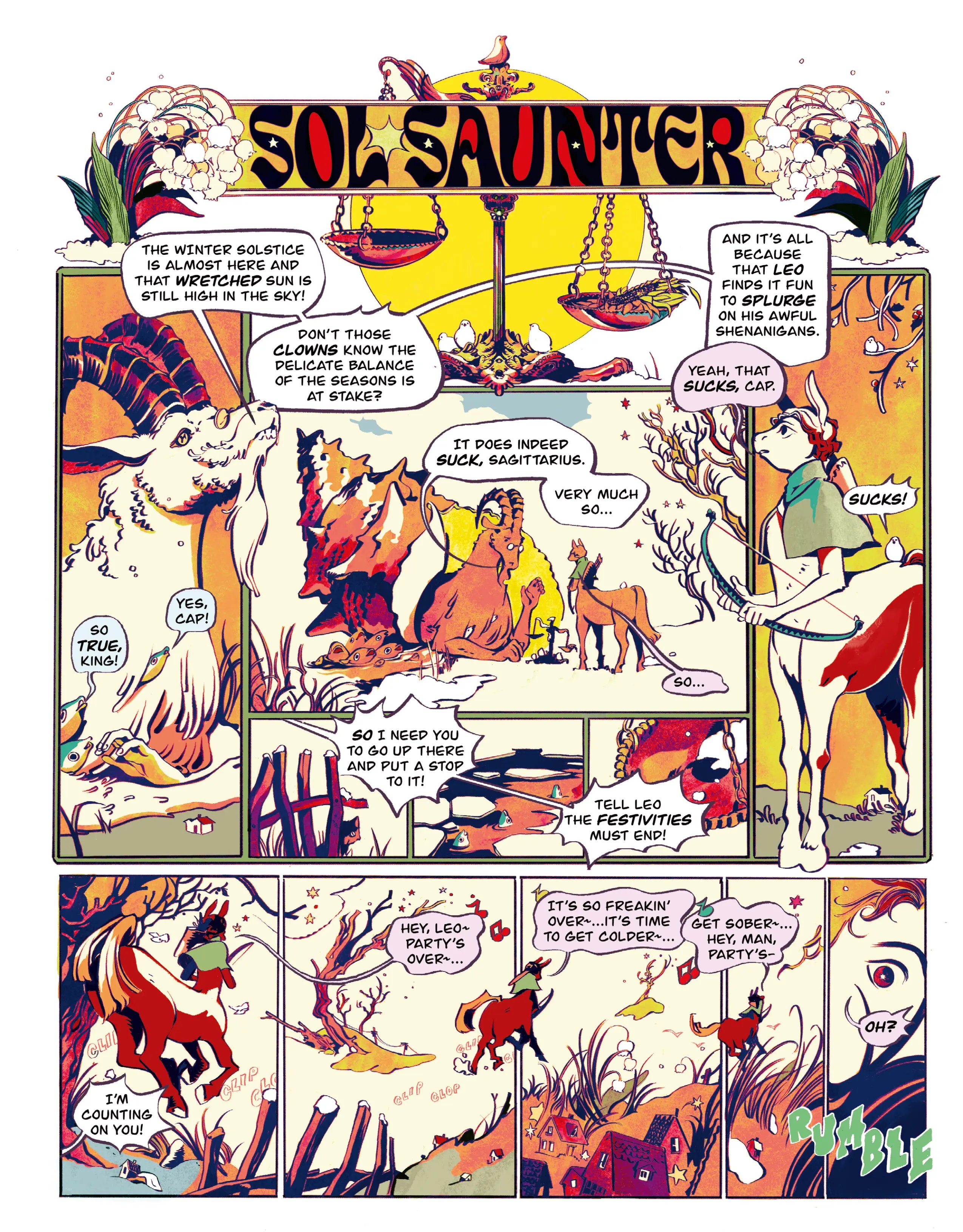 Through the Boughs: A Yuletide Offering (2024): Chapter Ashcan - Page 9