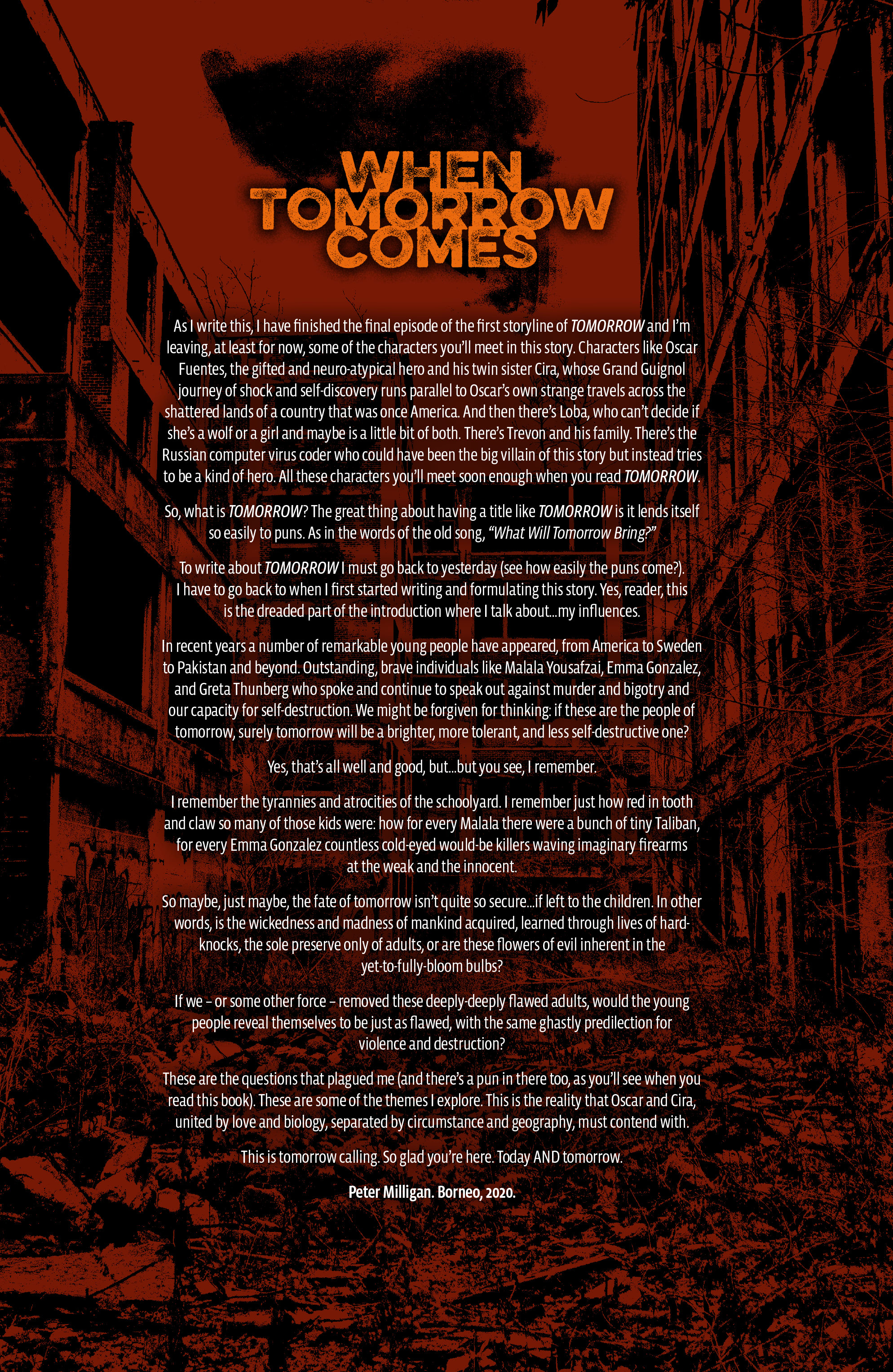 Tomorrow (2020-): Chapter 1 - Page 4
