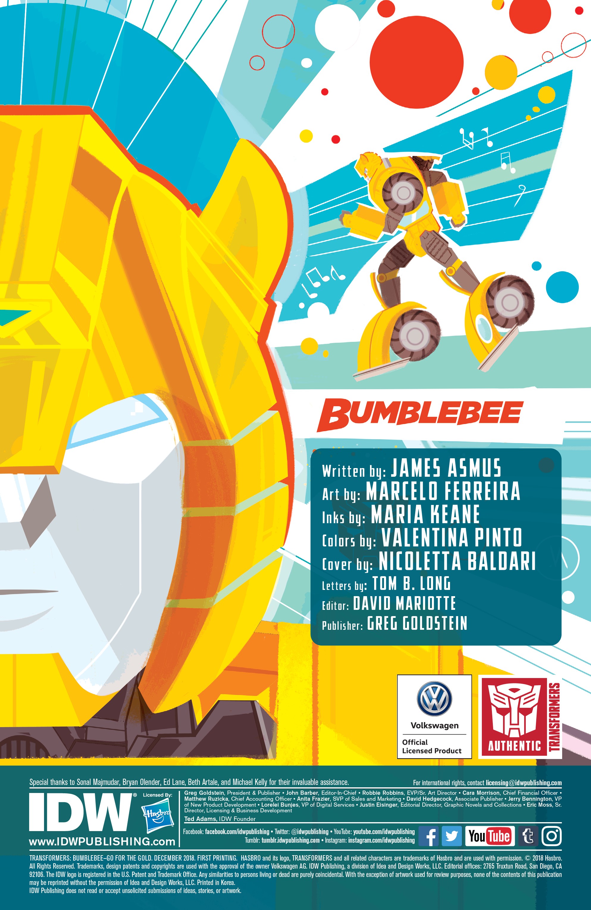 Transformers: Bumblebee: Go for the Gold! (2018): Chapter 1 - Page 2