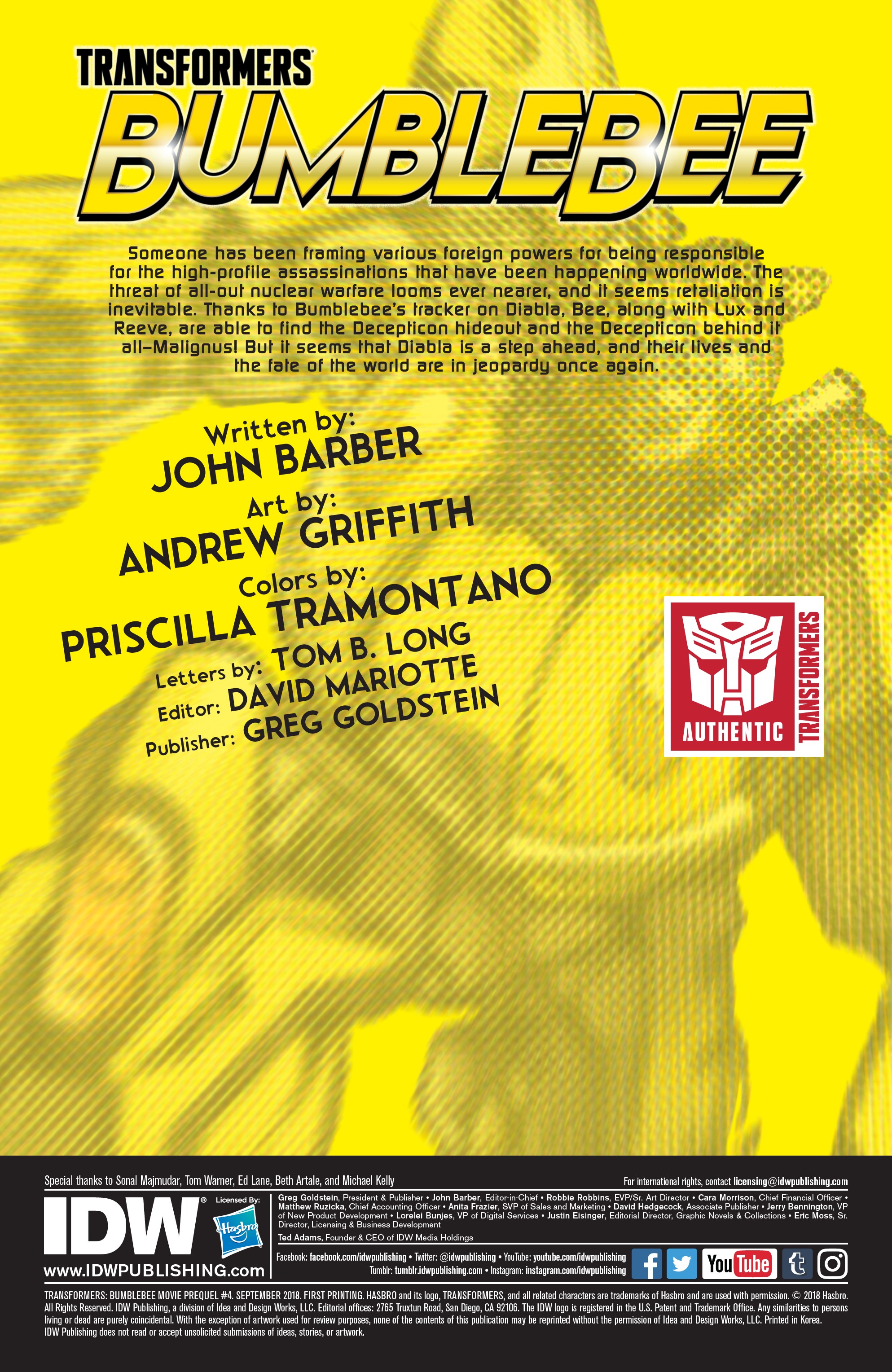 Transformers: Bumblebee Movie Prequel (2018-): Chapter 4 - Page 2